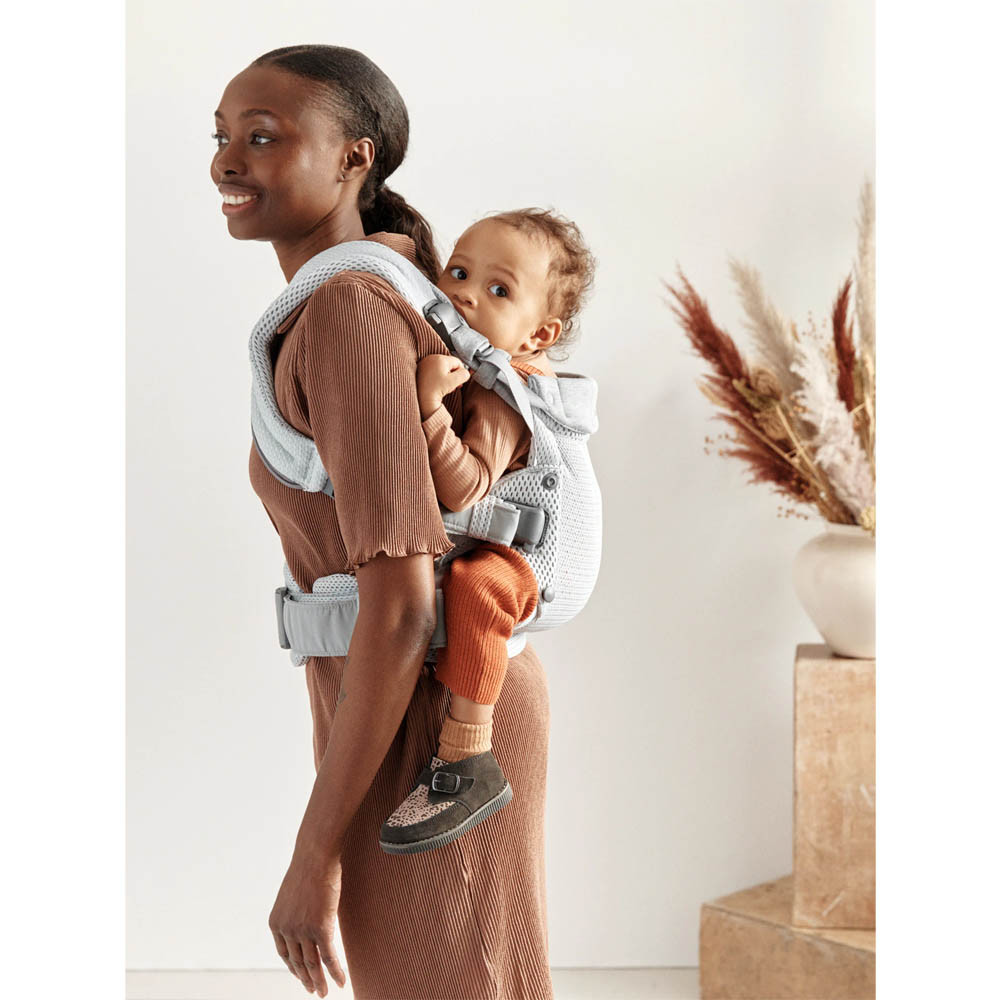 BabyBjorn Baby Carrier Harmony 3D Mesh - Silver | Winstanleys