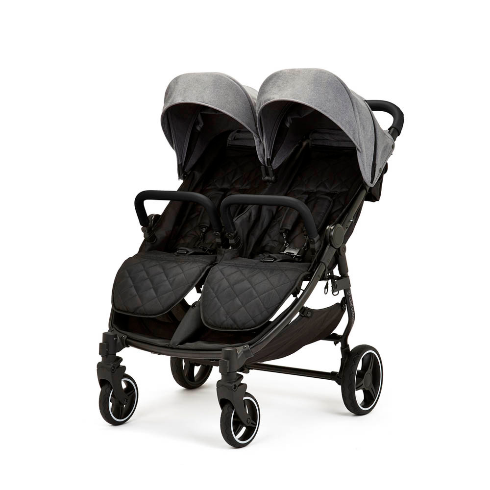 Ickle Bubba Venus Prime Double Stroller Space Grey Winstanleys