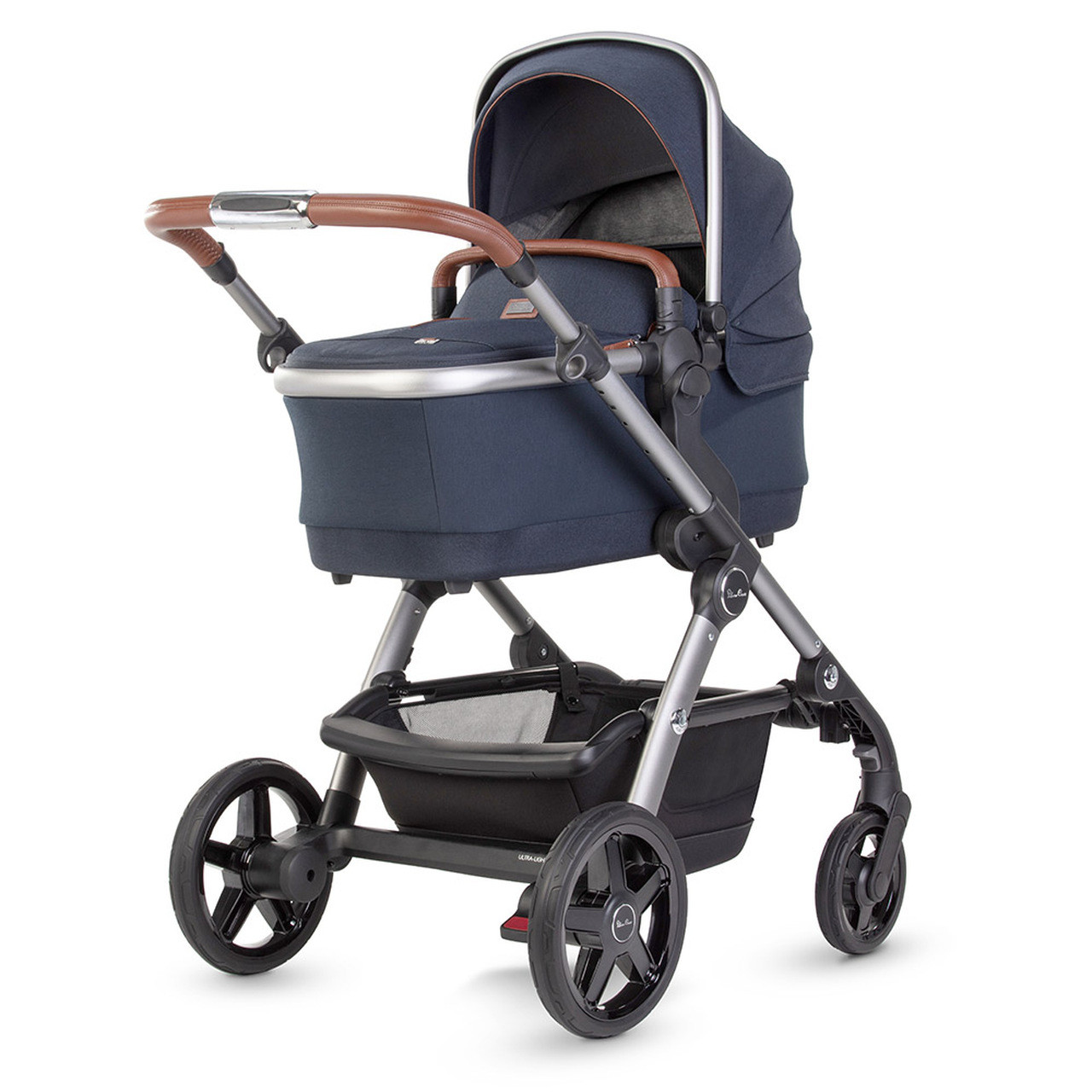 wave silver cross pram