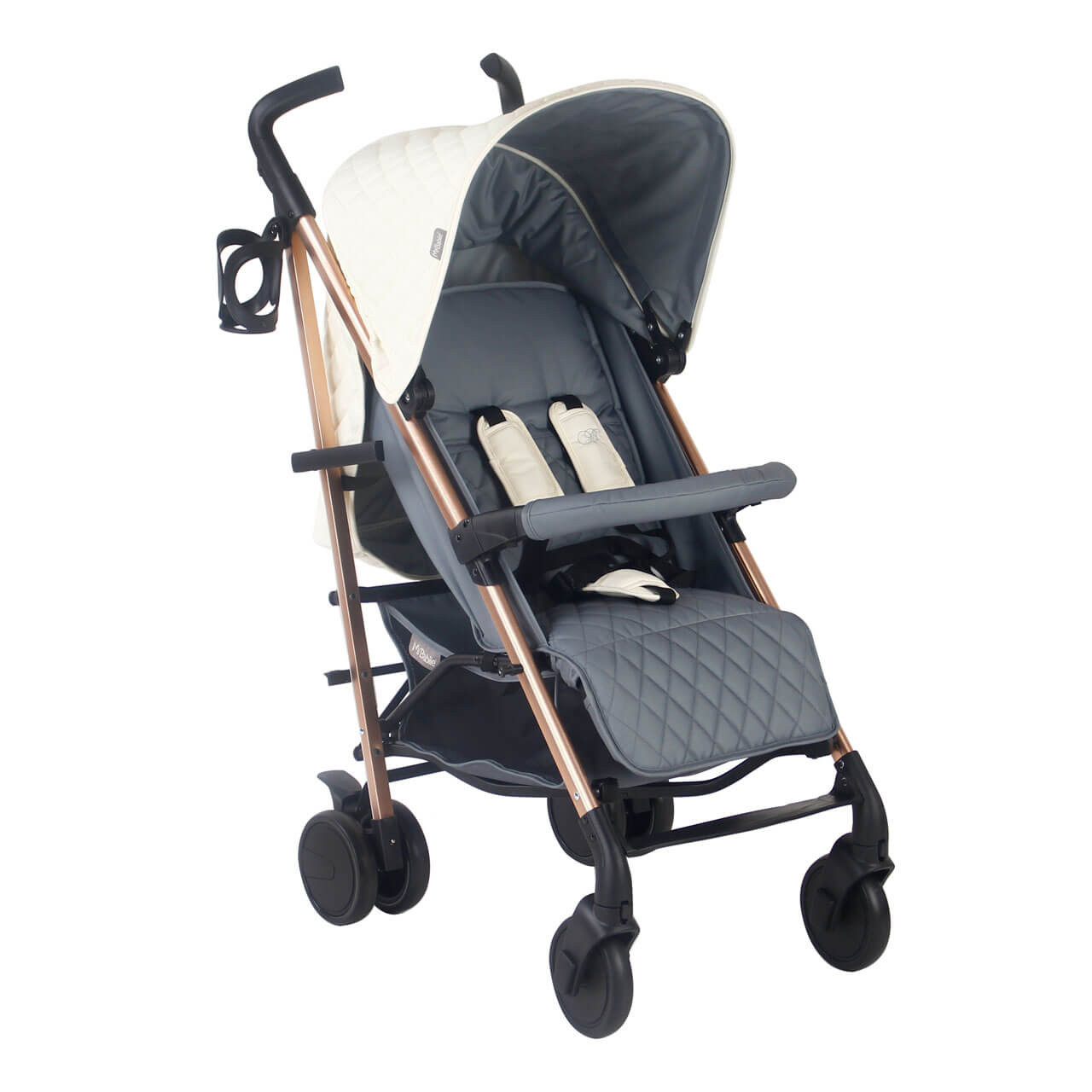 My Babiie MB51 Stroller Quilted Champagne Winstanleys Pramworld