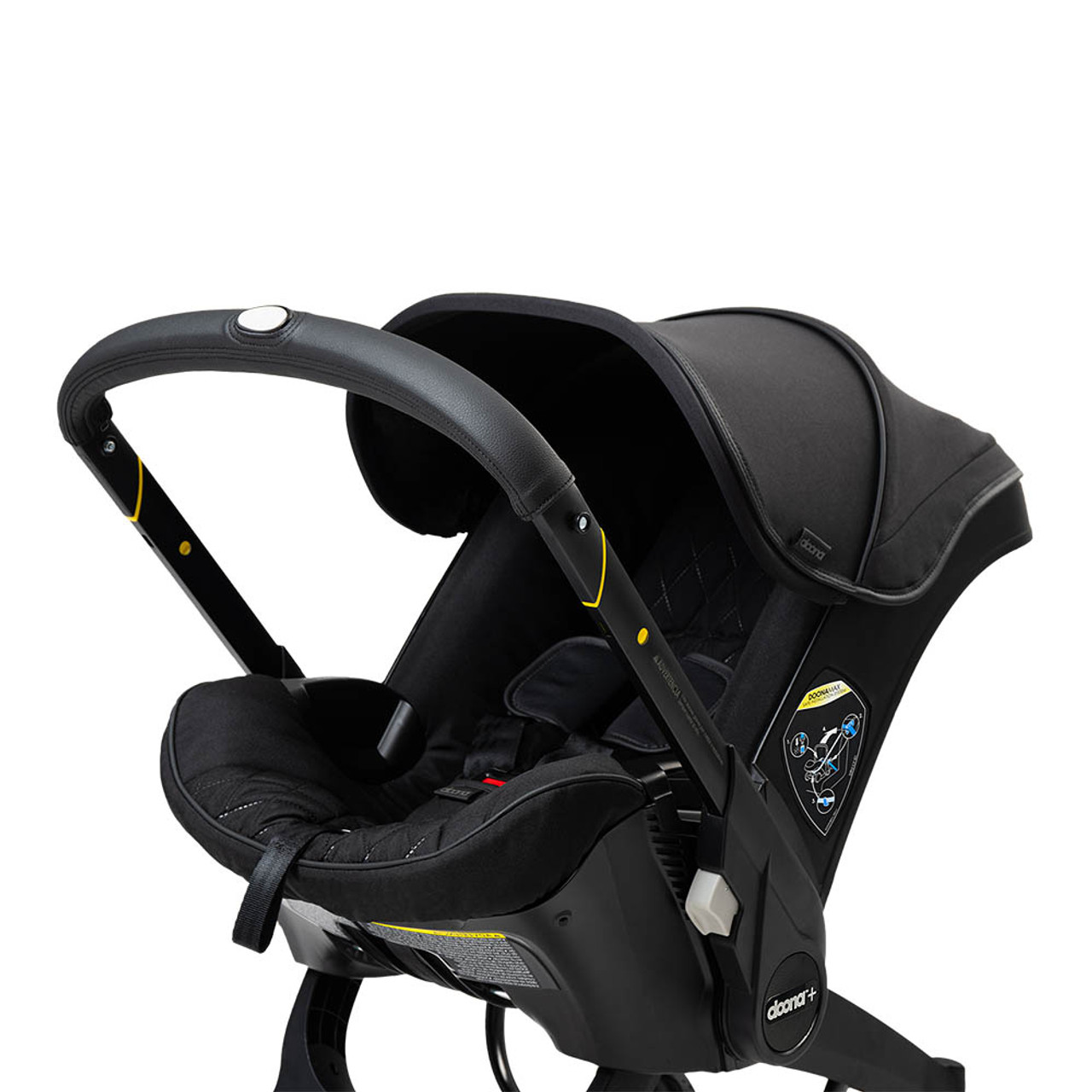 Doona+ Infant Car Seat Stroller Limited Edition + ISOFIX Base - Midnight