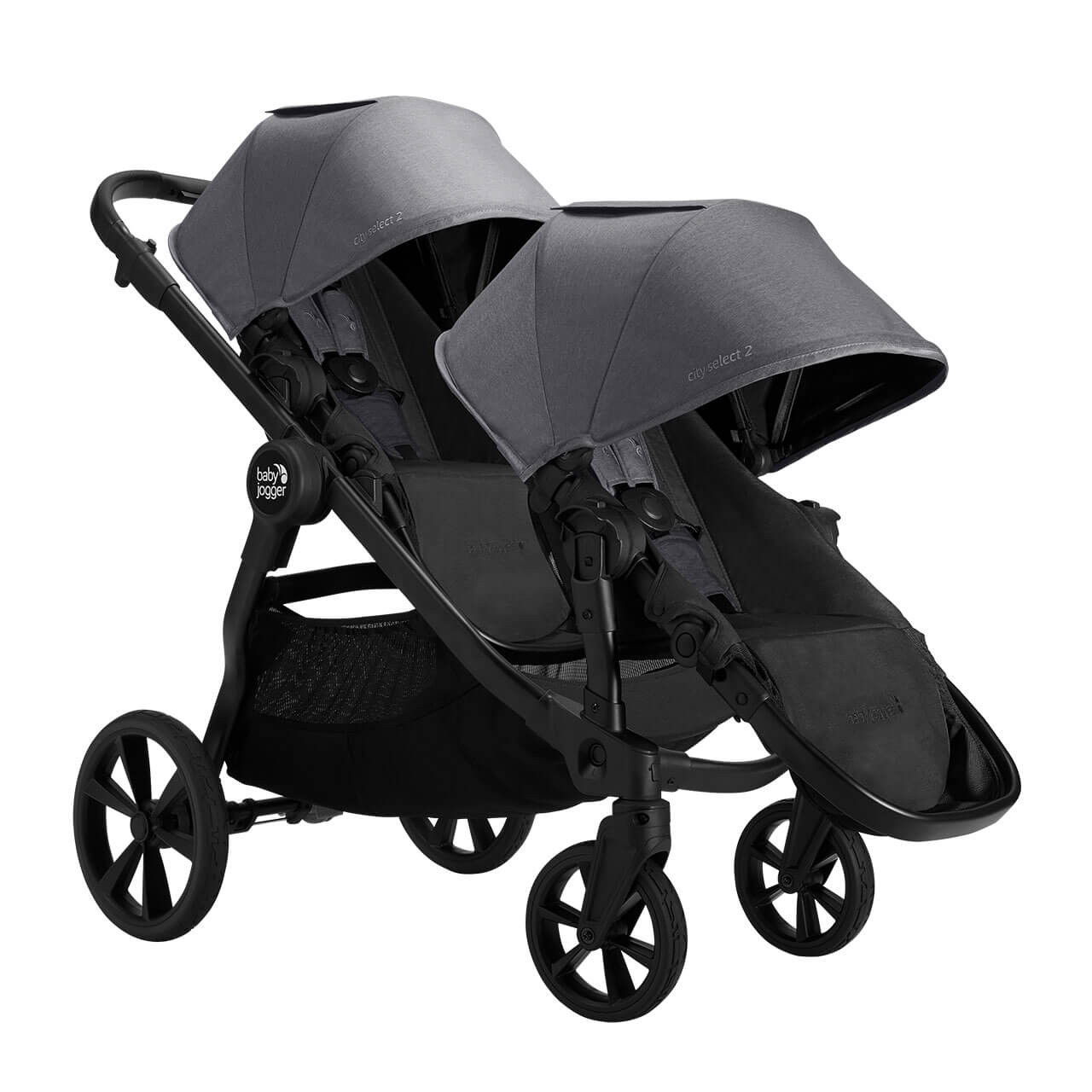 Jogger Select 2 Double Stroller + Carrycot - Slate