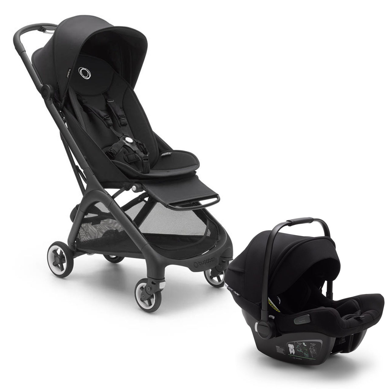 Bugaboo Butterfly Pushchair - Black/Midnight Black