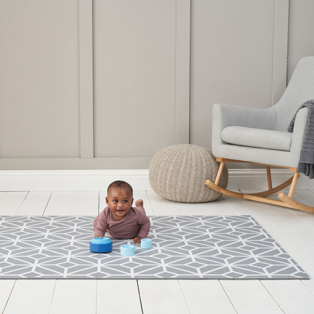 Tutti Bambini Puzzle Playmat - Grey