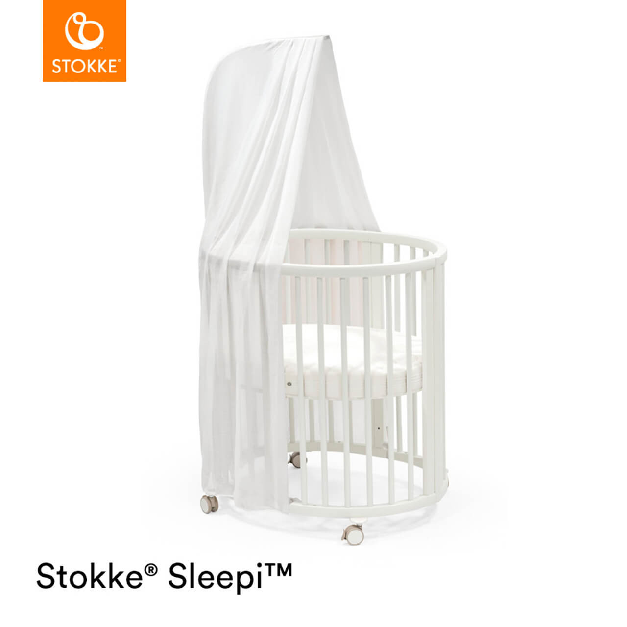Stokke® Sleepi Drape Rod V3 White Winstanleys Pramworld