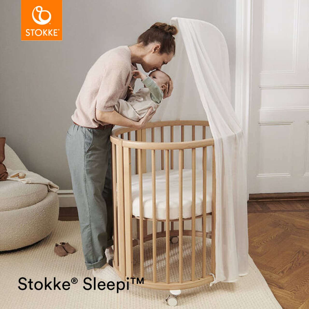 Stokke® Sleepi Canopy V3 White Winstanleys Pramworld