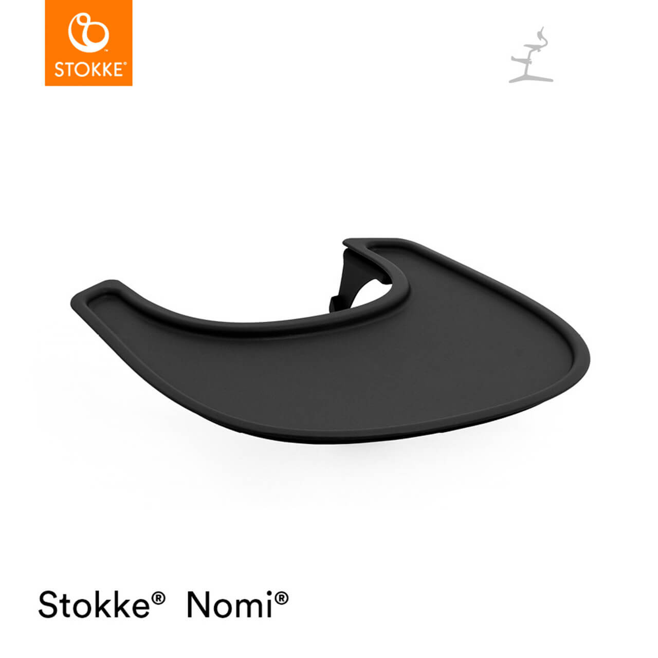 Stokke® Nomi® Tray - Black | Winstanleys Pramworld