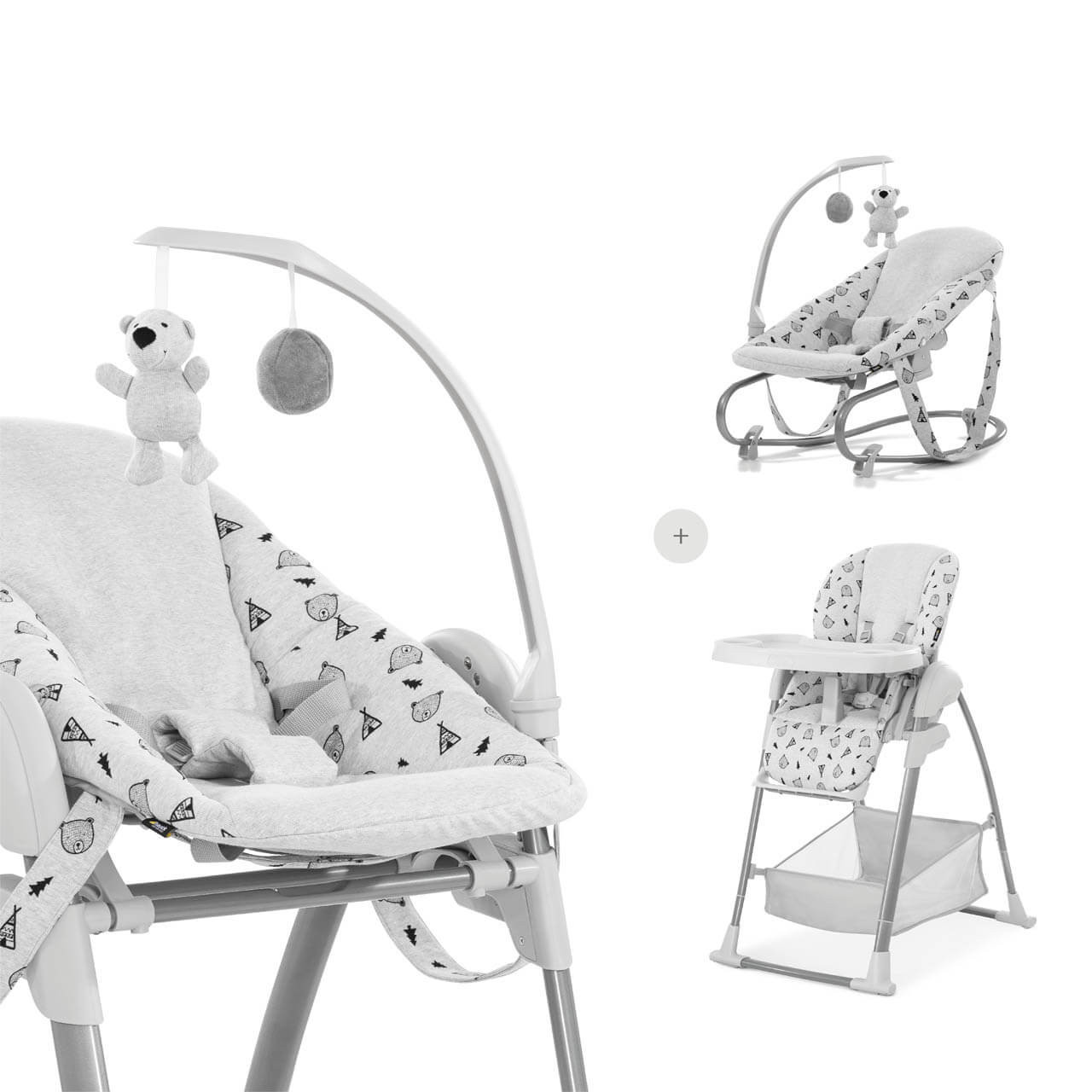 Hauck Sit N Relax in Nordic Grey Winstanleys Pramworld