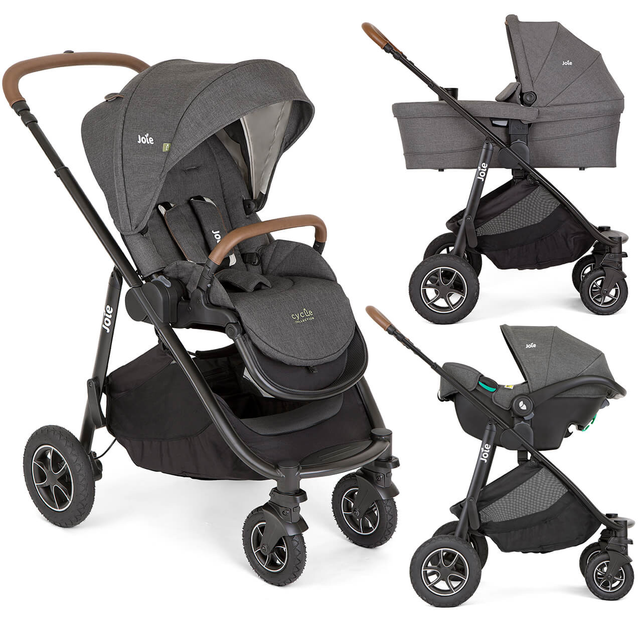 Joie Cycle Versatrax Travel System Shell Grey Winstanleys