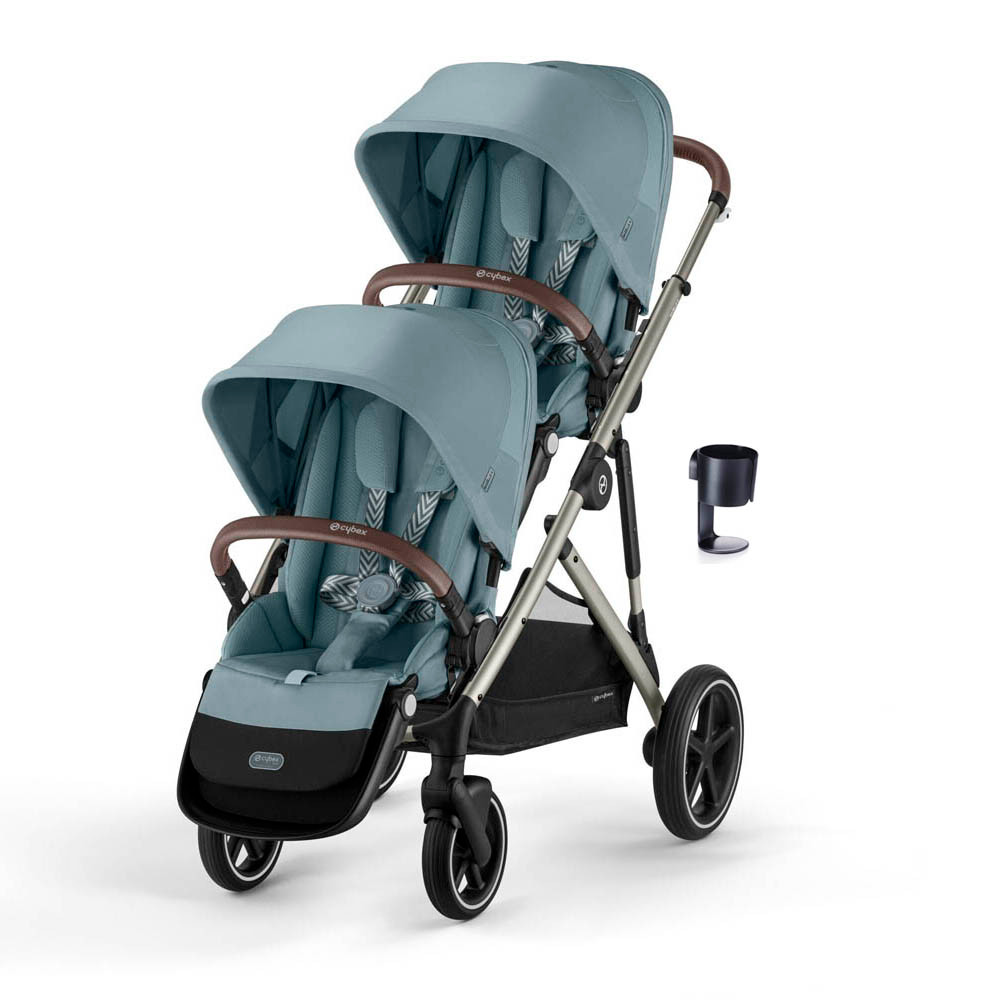Cybex Gazelle S Taupe Double - Stormy Blue | Winstanleys Pramworld