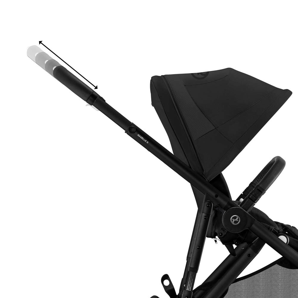 Cybex Gazelle S Black Essentials Bundle - Moon Black | Winstanleys