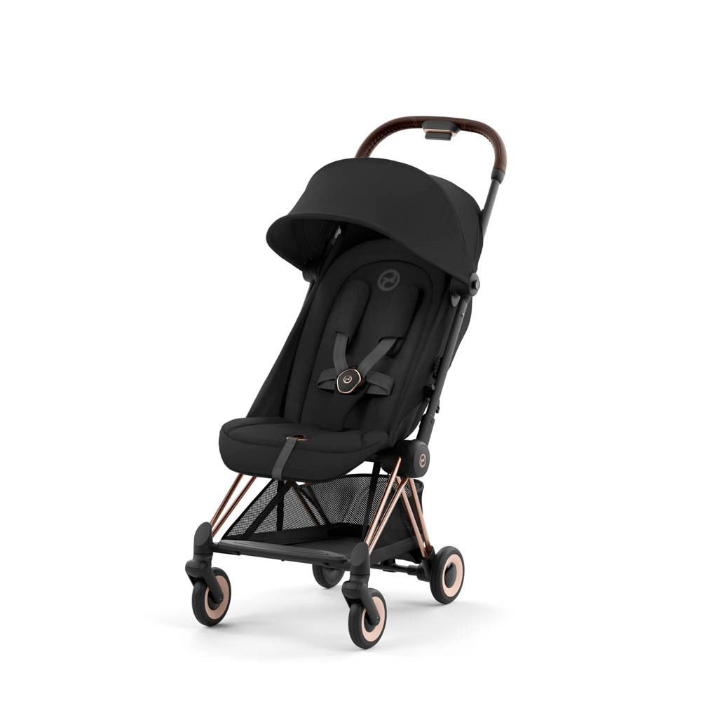 Cybex Coya Plus FREE Bumper Bar Sepia Black/Rose Gold
