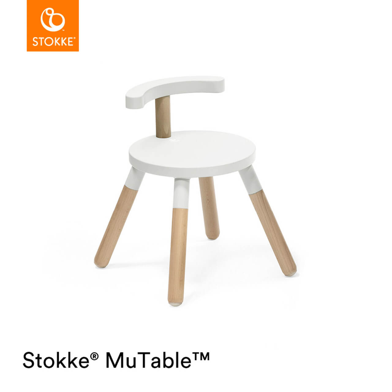 Stokke® MuTable™ Chair V2 - White | Winstanleys Pramworld