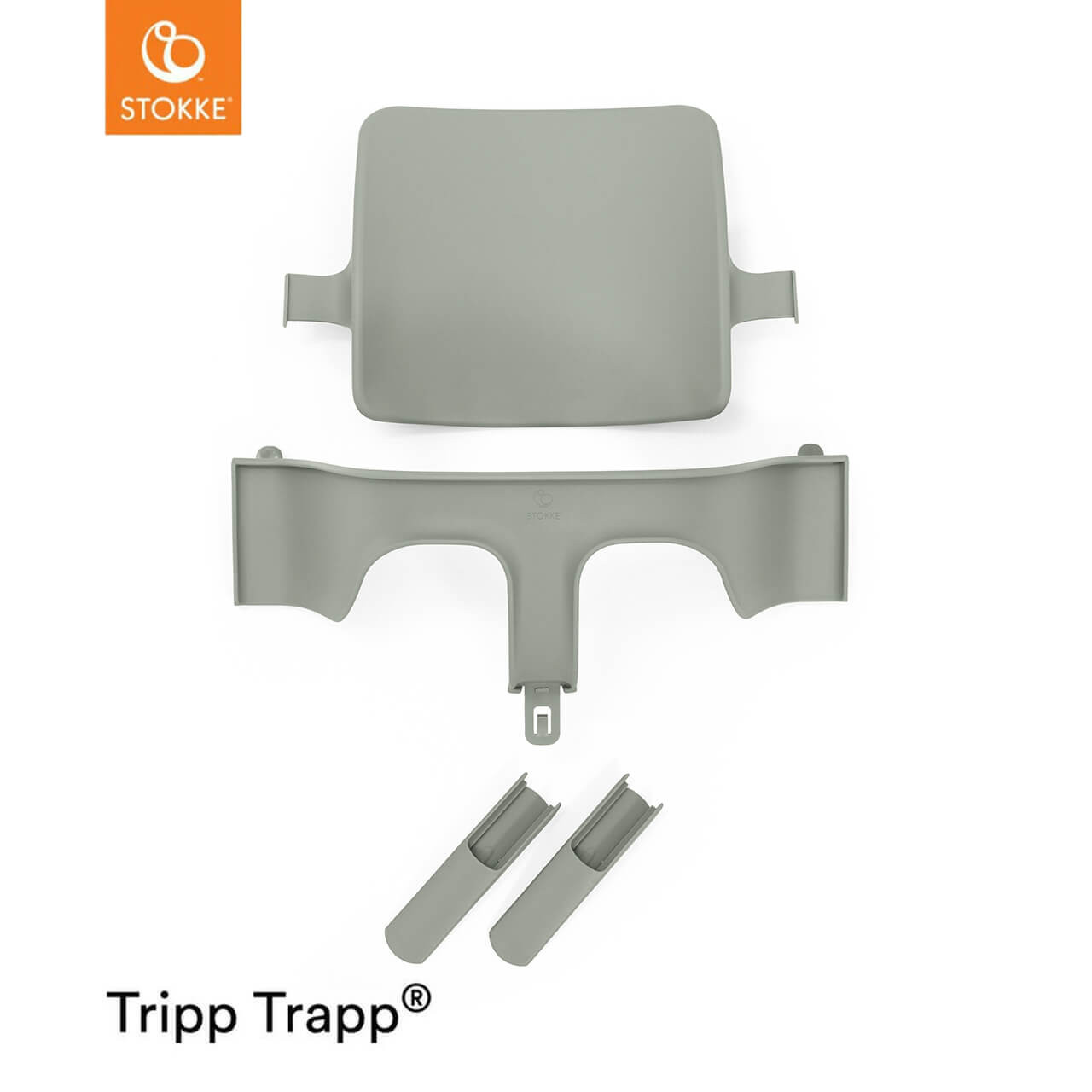STOKKE ヘイジーグレー パーツつき 美品 新型ストッケトリップトラップ