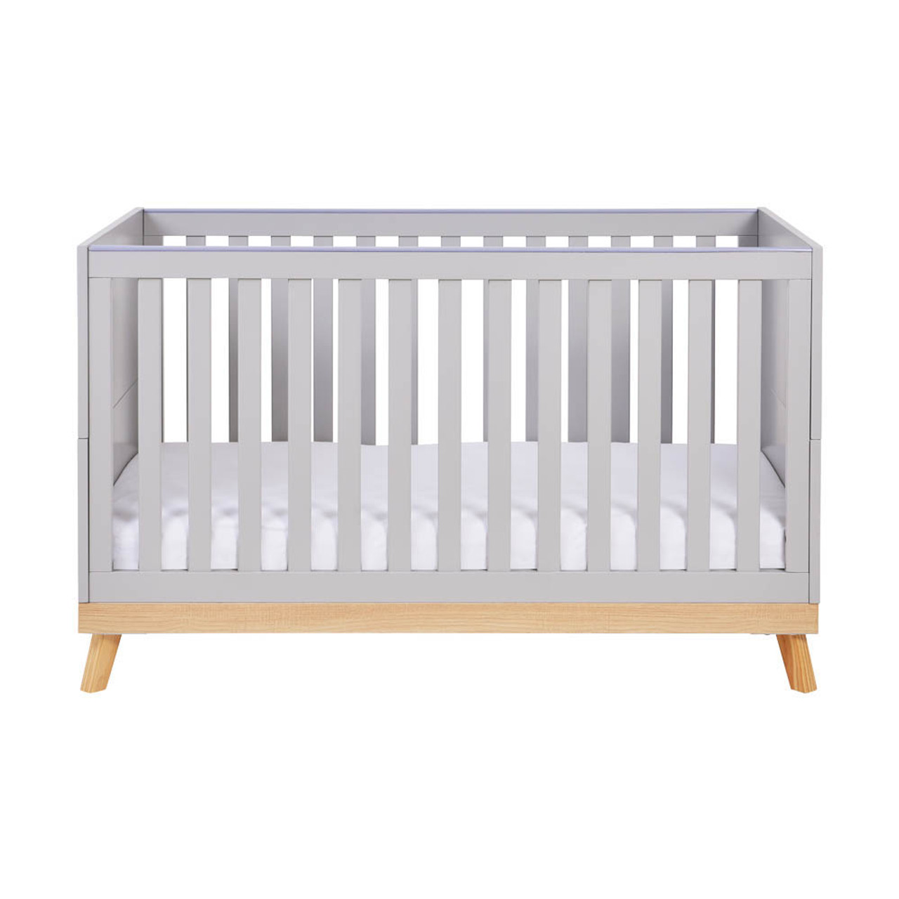 Babymore Mona Cot Bed - Grey | Winstanleys Pramworld
