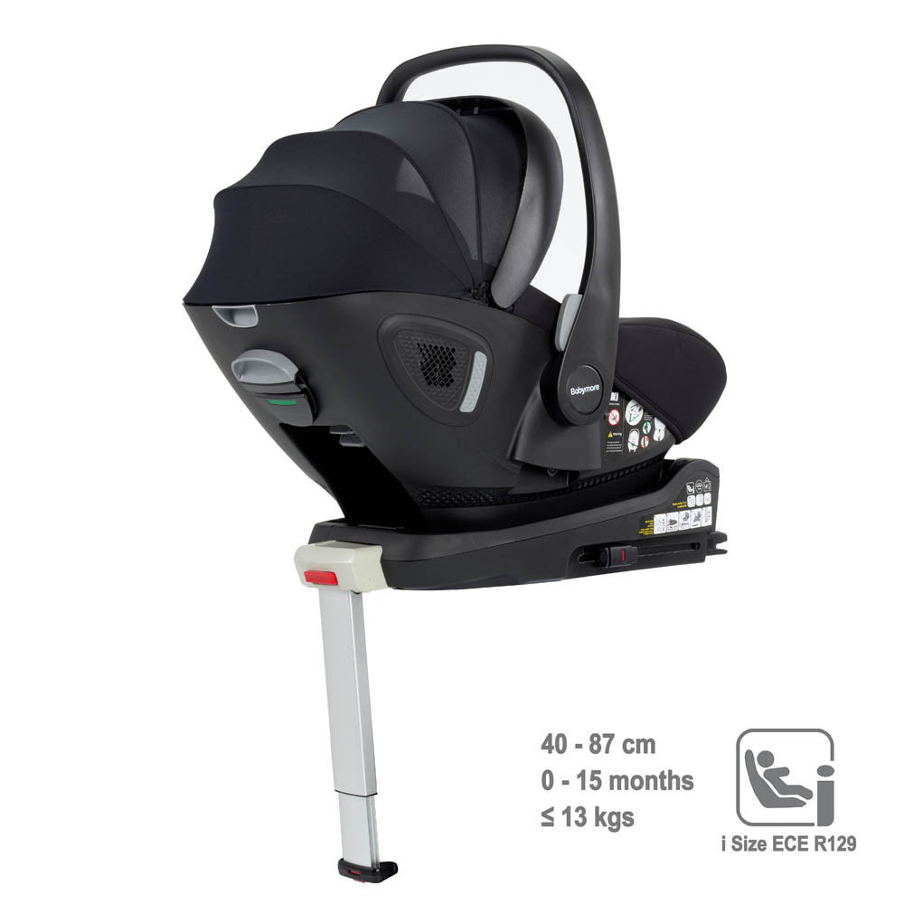 Babymore Pecan iSize Baby Car Seat with Isofix Base Winstanleys