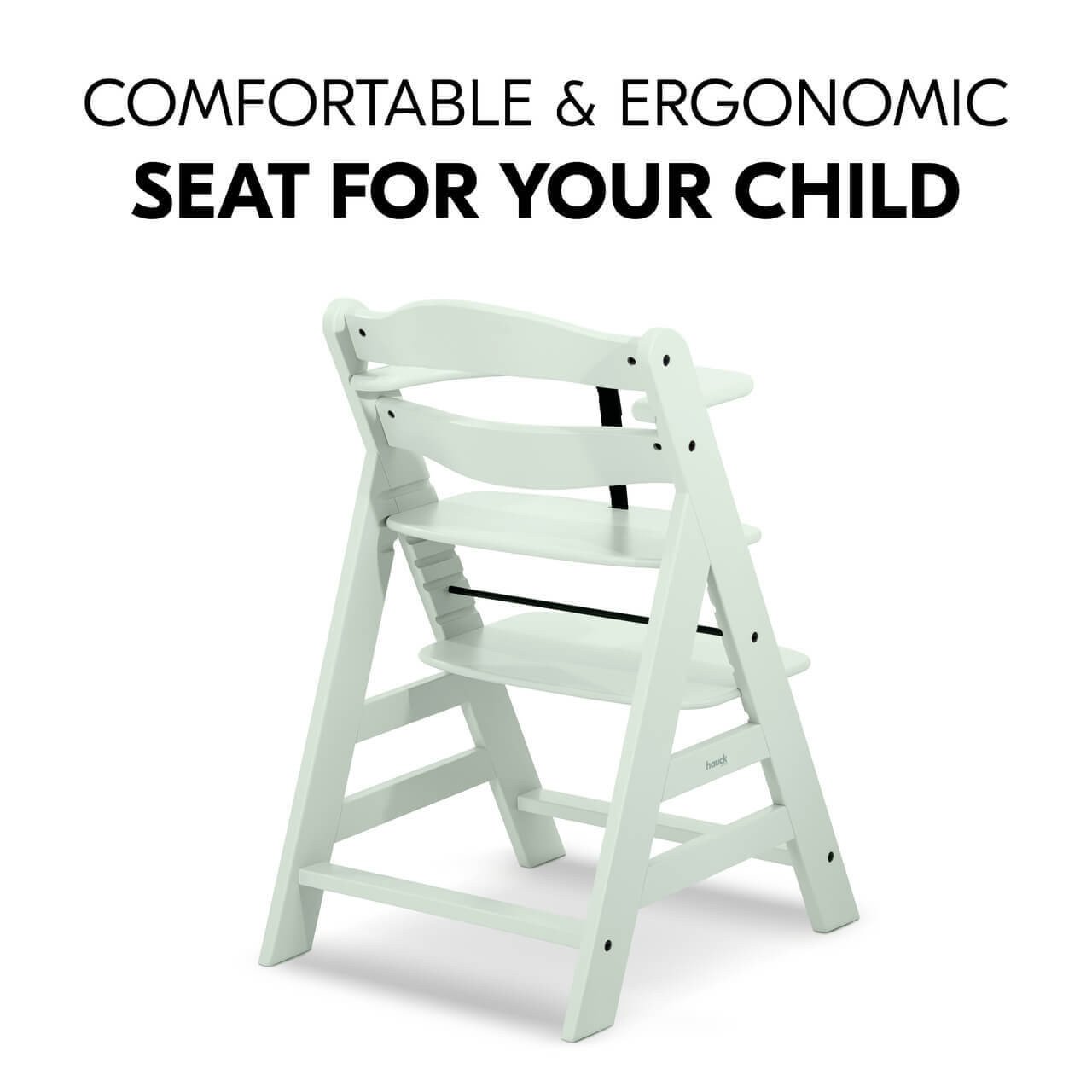 Hauck Alpha+ Wooden Highchair & Bouncer - Mint