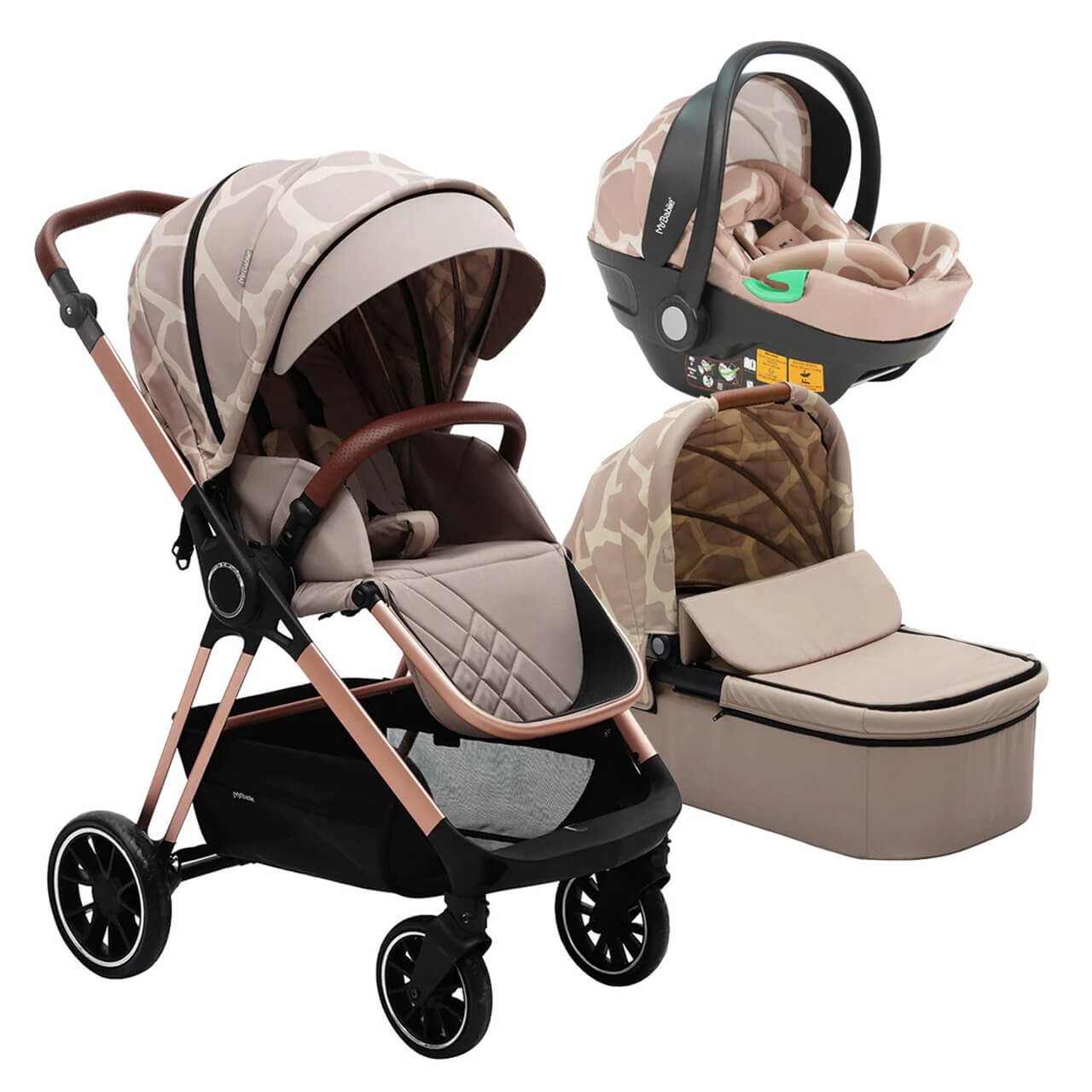 Giraffe car shop seat and stroller