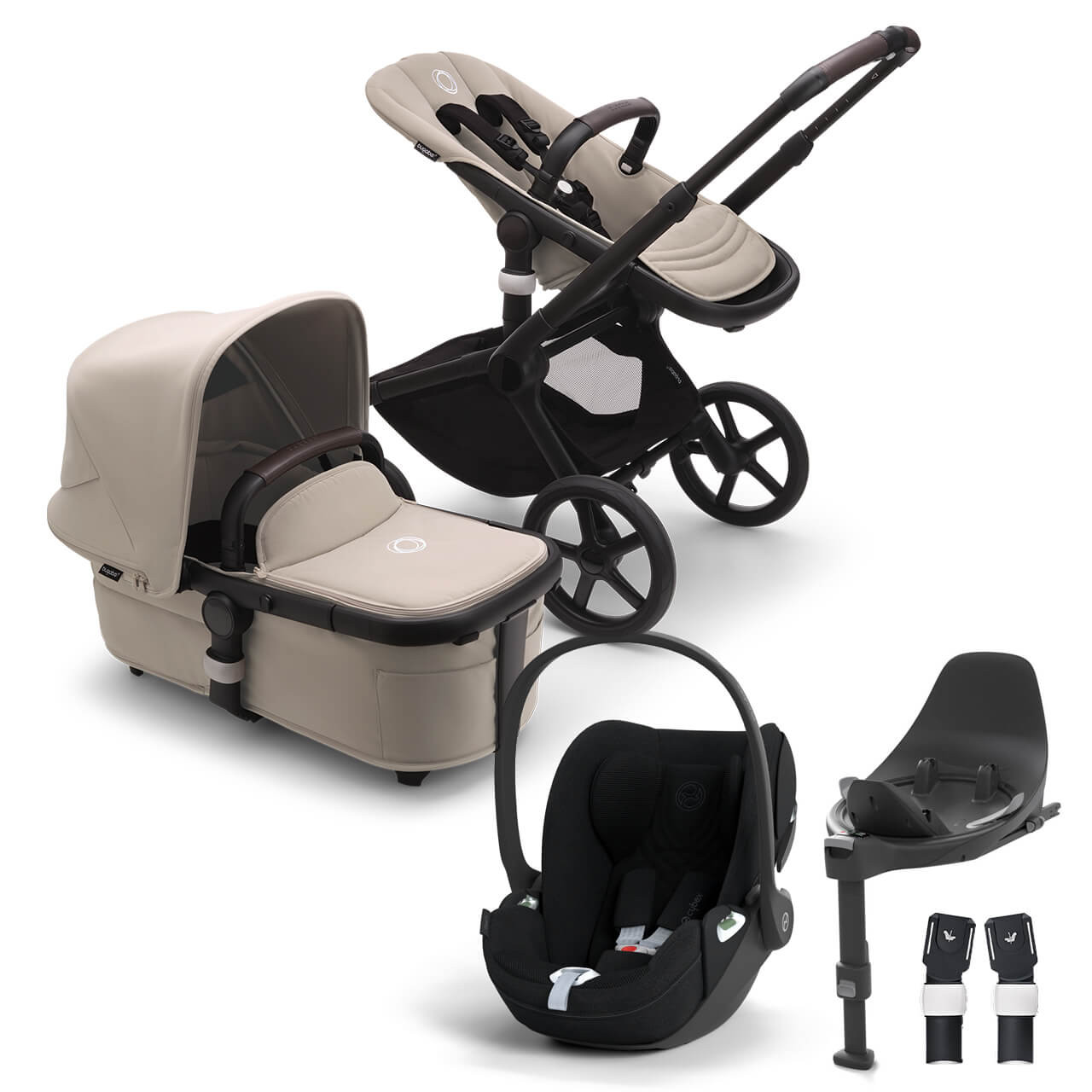 Bugaboo Fox 5 Complete Black Desert Taupe - Baby 2000