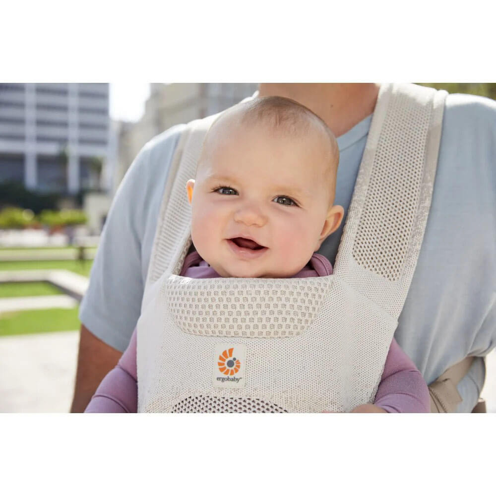 Ergobaby Aerloom Baby Carrier Sandstone Winstanleys Pramworld
