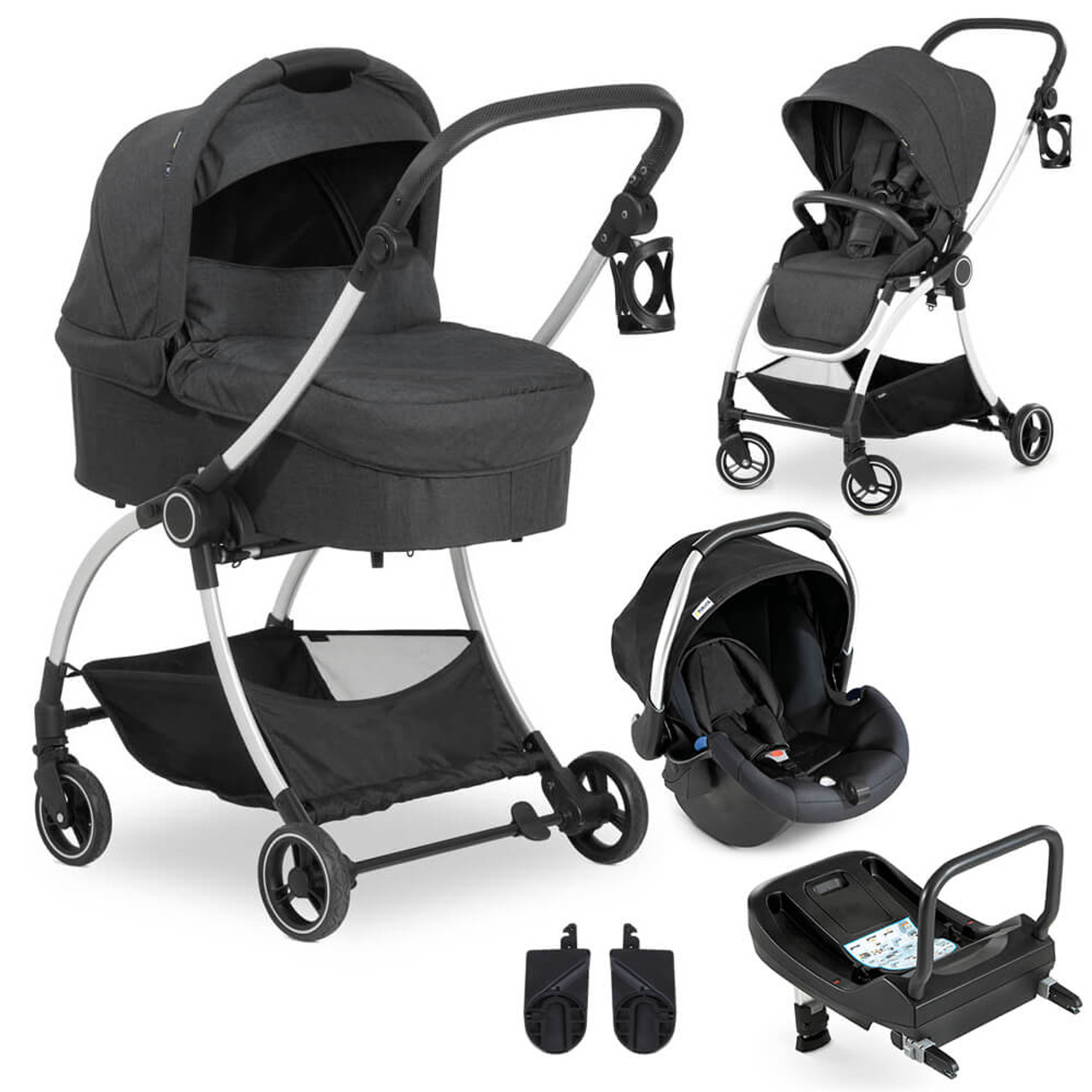 Hauck Colibri NEW Ultra Compact Travel System 2021, Weighs 7kg!