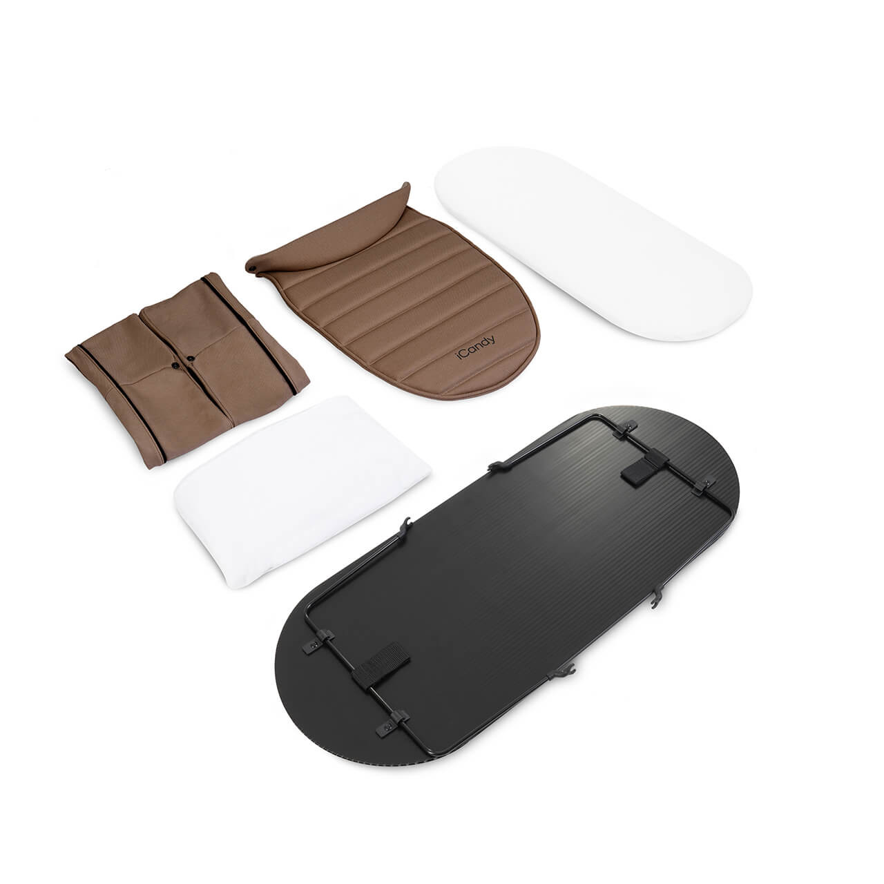 Tessuto Navicella ICandy Peach 2 - Secondo Posto Grigio Scuro, Con Telaio E Barra Paraurti (Kit Conversione Escluso)