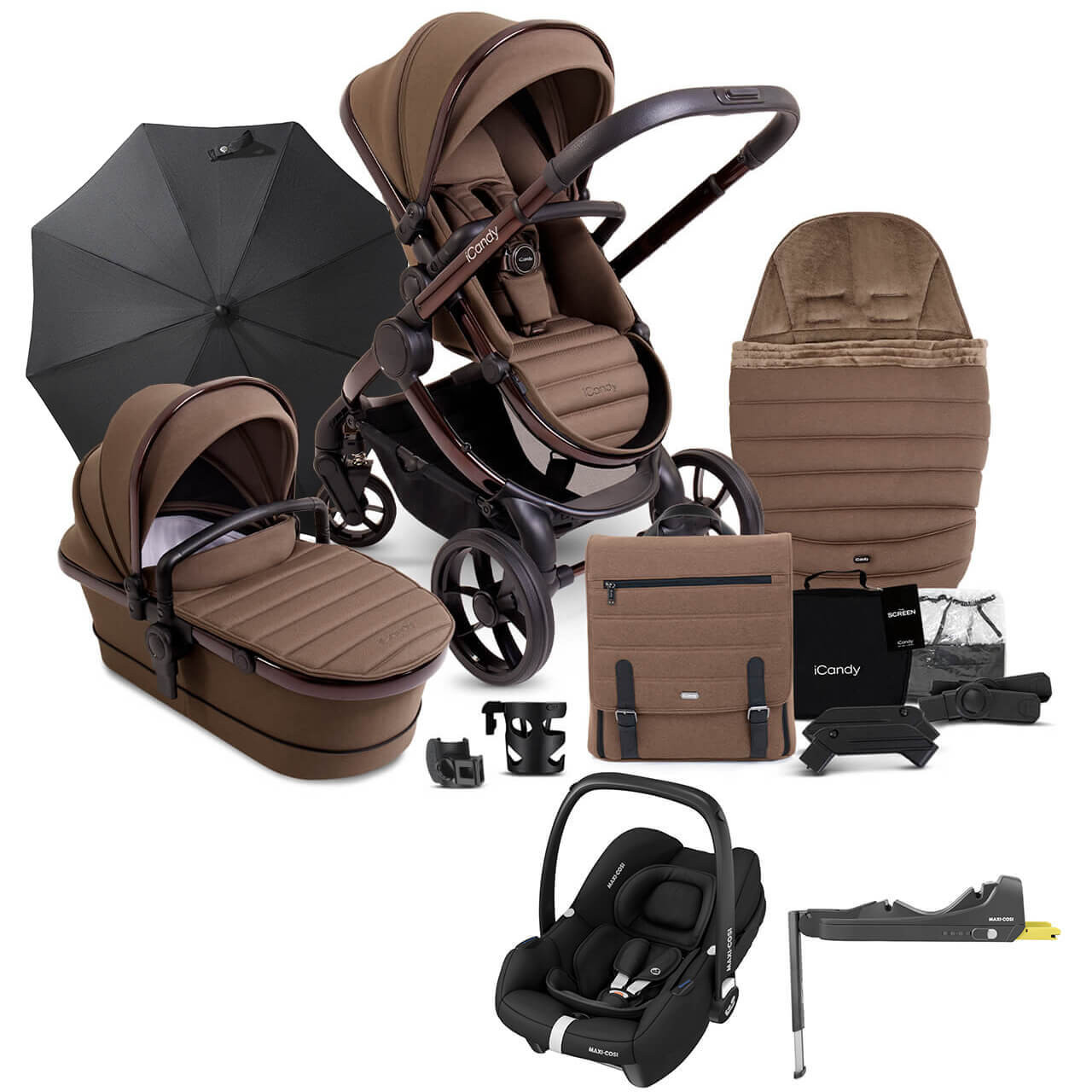 iCandy Peach 7 + Cabriofix i-Size & Base Bundle - Coco