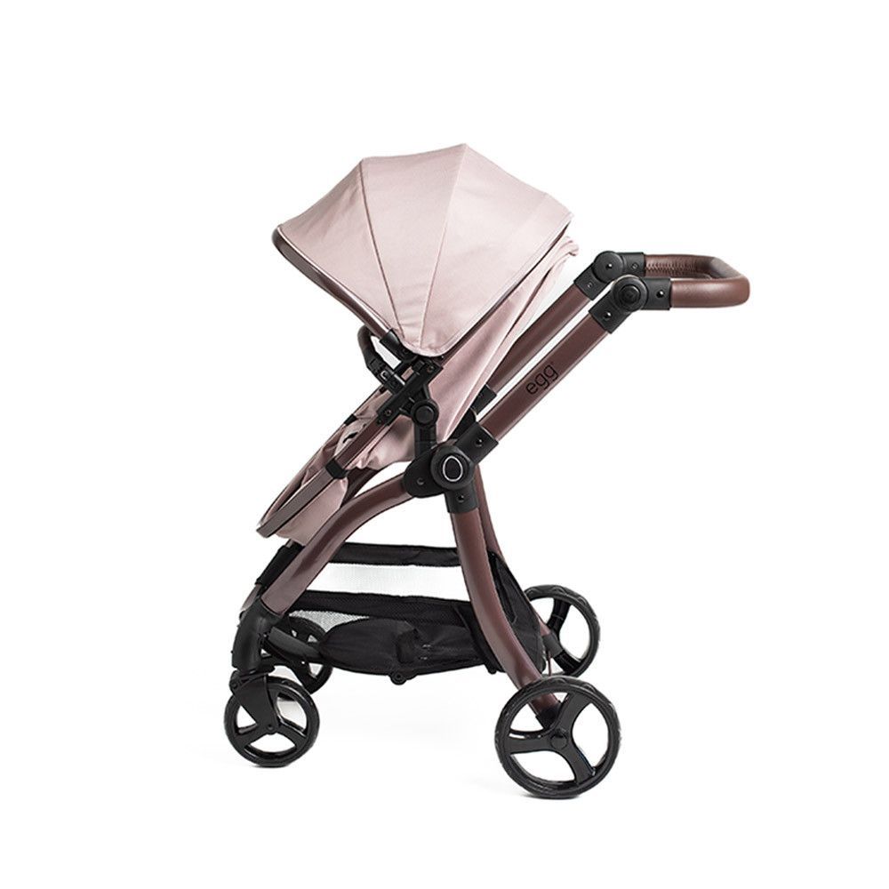 Roma egg® Dolls Pram inc FREE Handmuff Hush Violet Winstanleys