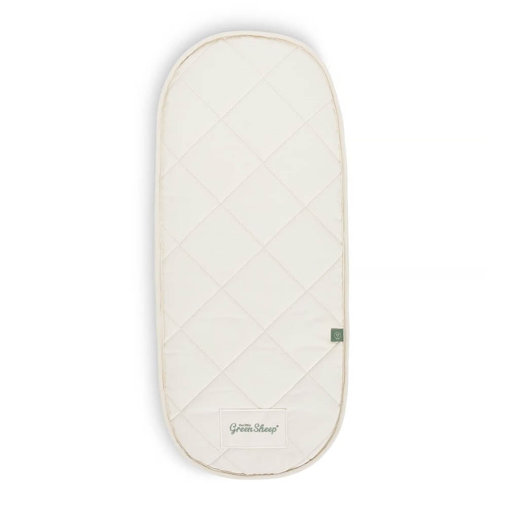 The Little Green Sheep Protège-Matelas Imperméable Organic 30x70cm - Coton Bio - Pour Couffin/Nacelle