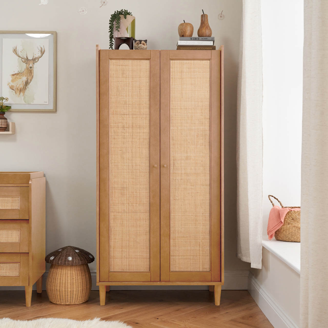 Tutti Bambini Japandi Wardrobe - Light Oak | Winstanleys Pramworld
