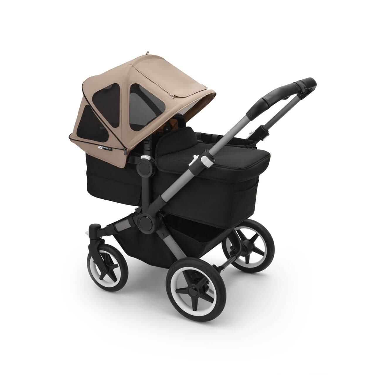 Bugaboo Donkey Breezy Sun Canopy Dune Taupe Winstanleys Pramworld