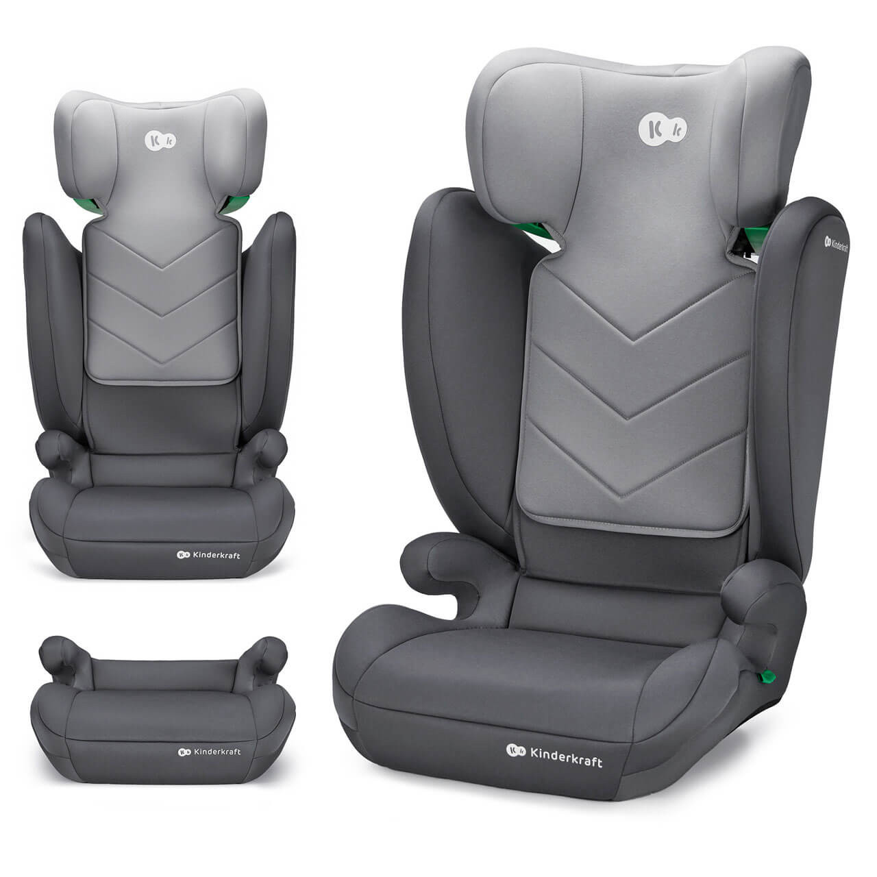 Kinderkraft i-SPARK i-Size Car Seat Grey Winstanleys Pramworld