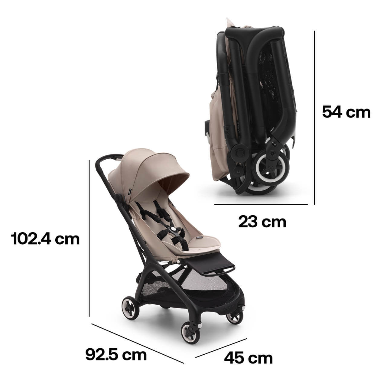 Bugaboo Stroller Pram That Fits In Overhead Compartment Bugaboo