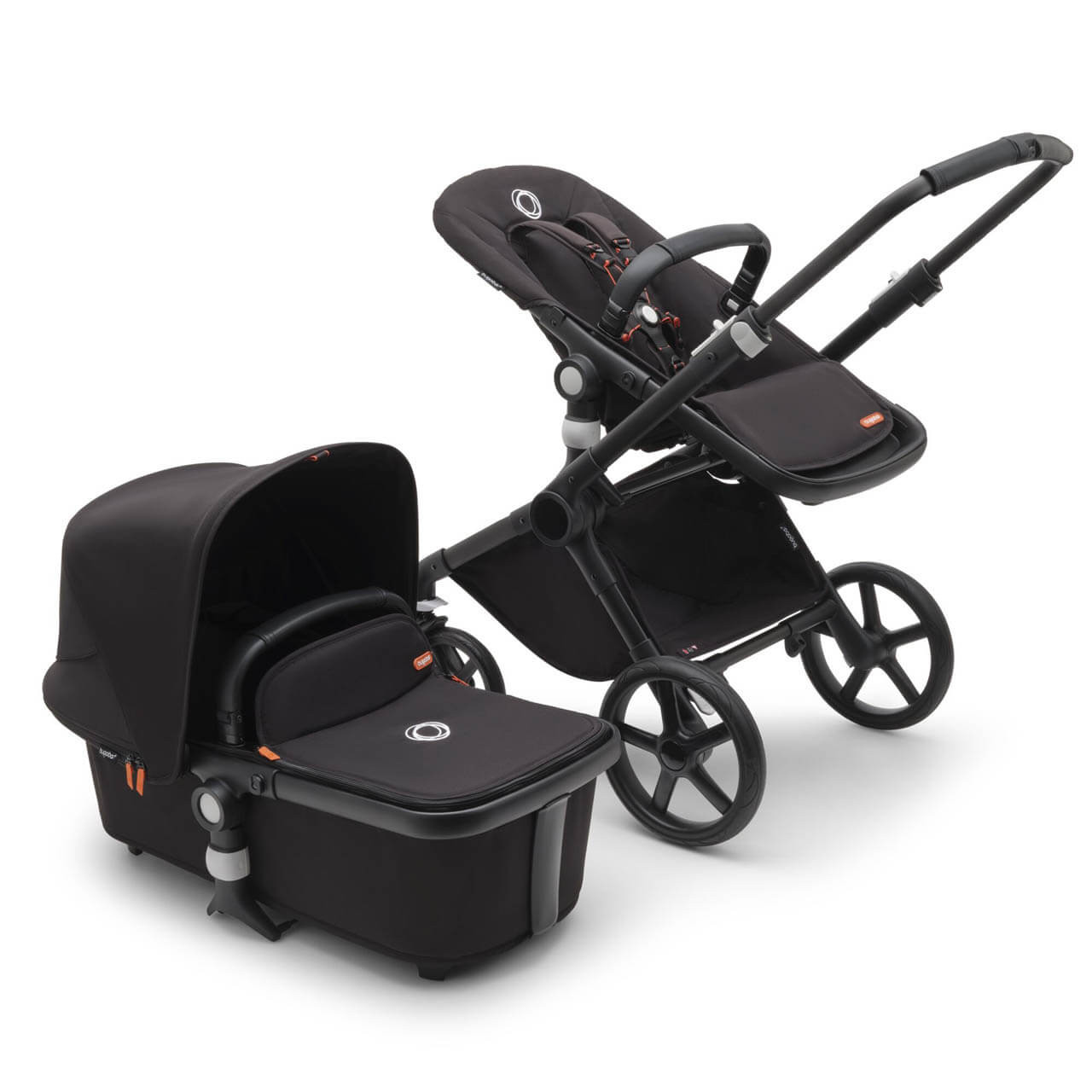 Bugaboo Fox Cub All Terrain Pushchair - Black/Midnight Black