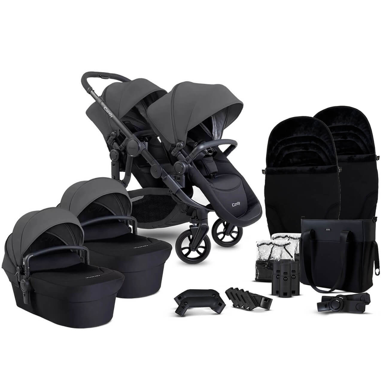 icandy twin pushchair
