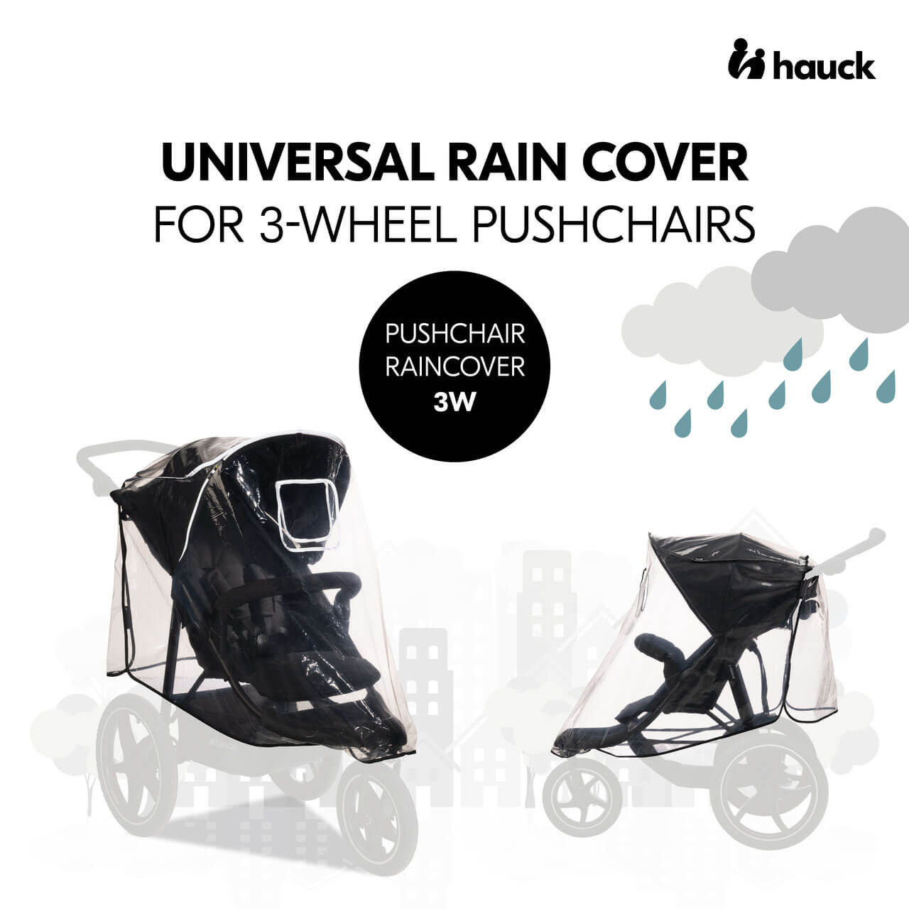 Mountain Buggy Universal Raincover For Wheeler Pushchair Universal