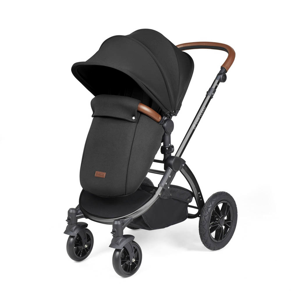 Ickle Bubba Stomp Luxe Cirrus Travel System Black/Midnight/Tan 1