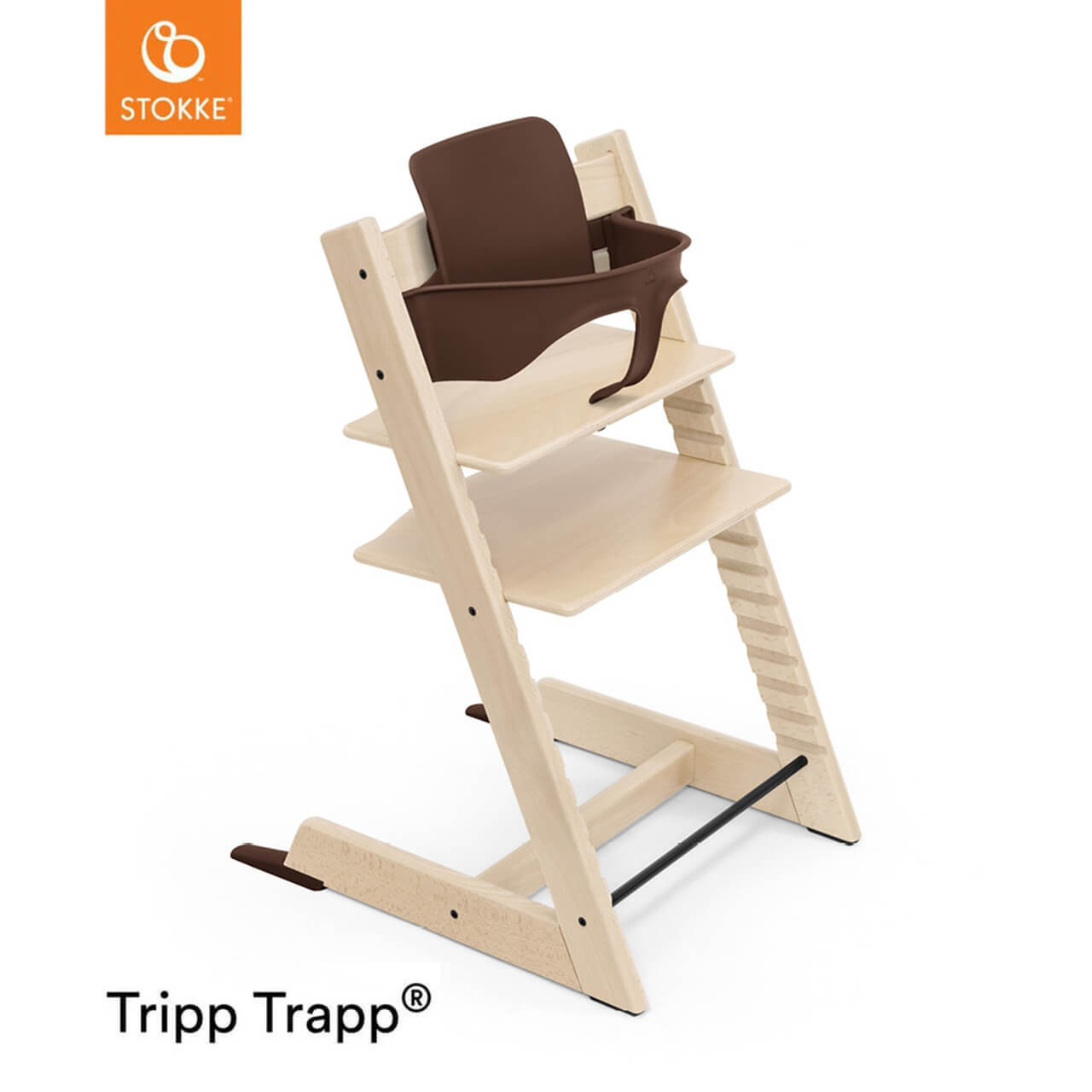 Stokke® Tripp Trapp® Baby Set² - Warm Brown | Winstanleys Pramworld