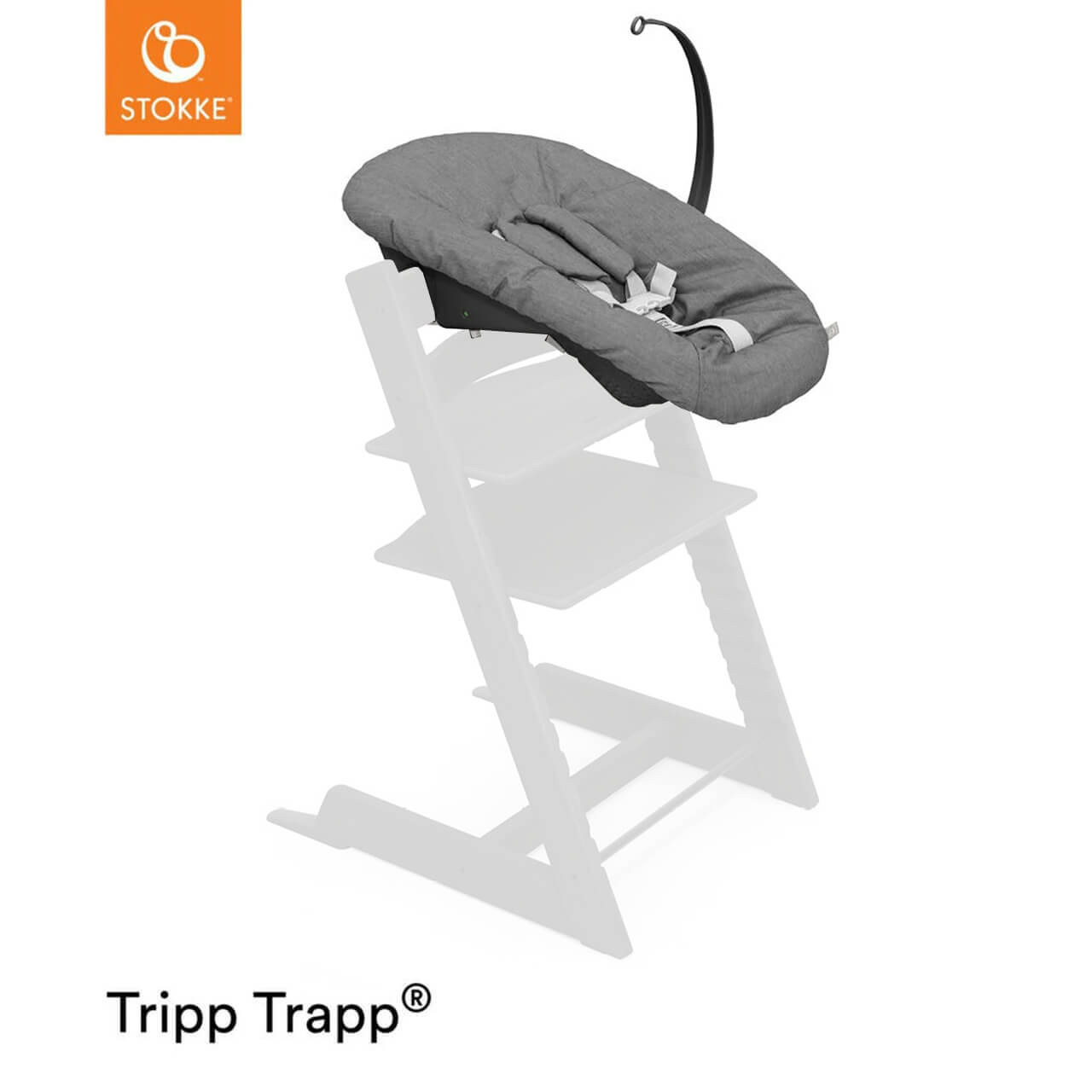 STOKKE TRIPP TRAPP NEWBORN SET アンスラサイト Stokke Tripp Trapp Newborn Set - Anthracite