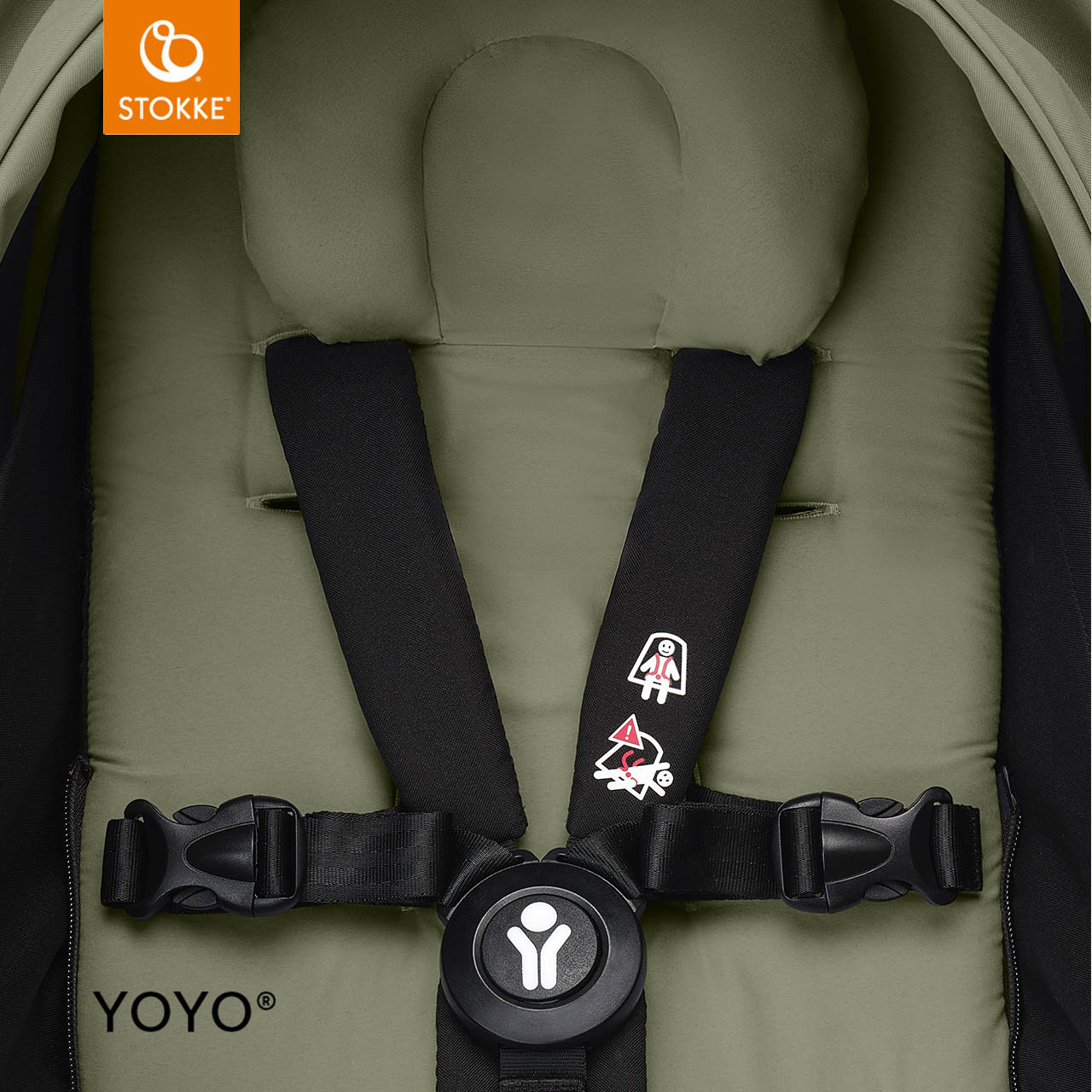 Stokke® YOYO® 0+ Newborn Pack - Olive | Winstanleys Pramworld