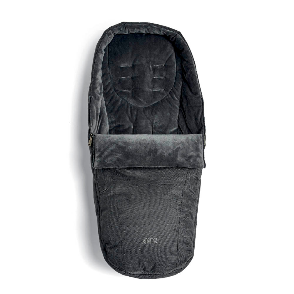 Grey Twill Mamas And Papas Cold Weather Plus Footmuff Footmuff