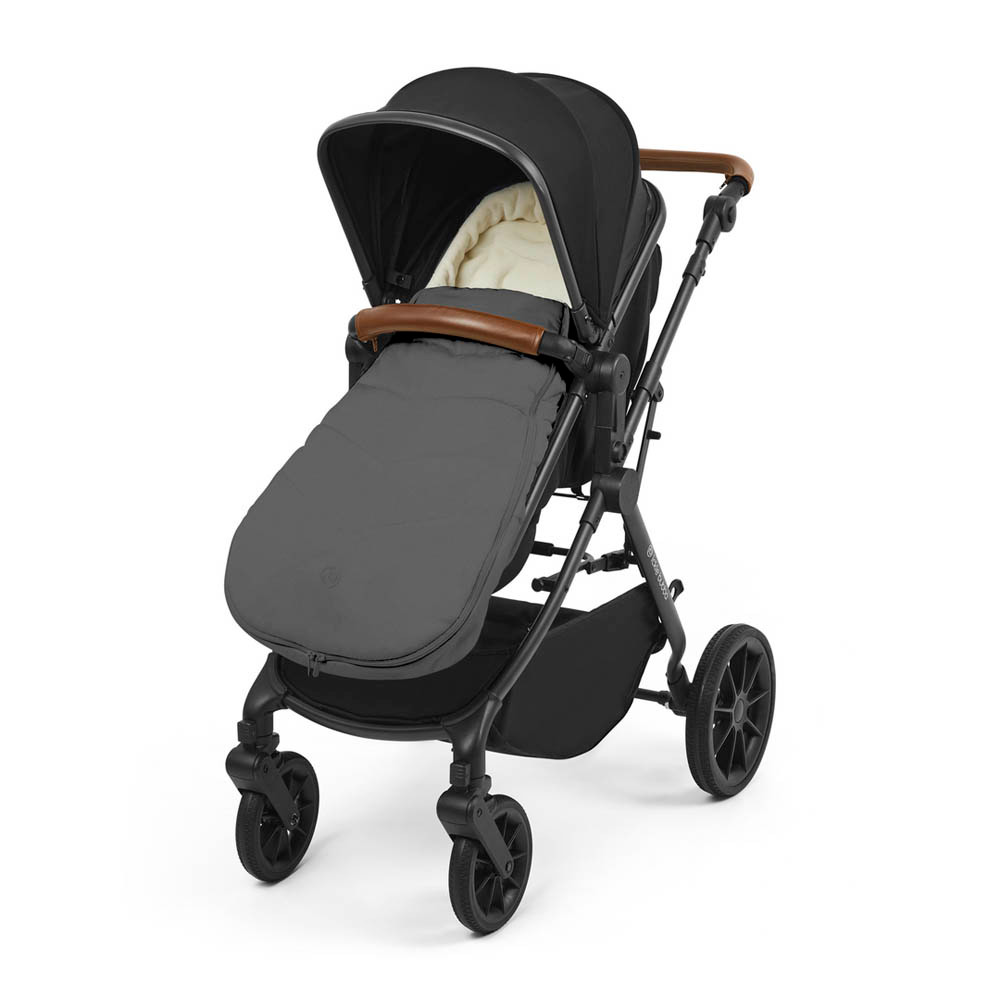 Baby Stroller Pushchair Footmuff Husky Warm Dark Grey/Pink