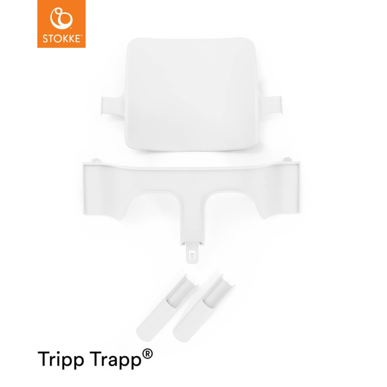 Stokke® Tripp Trapp® Highchair + FREE Baby Set - White