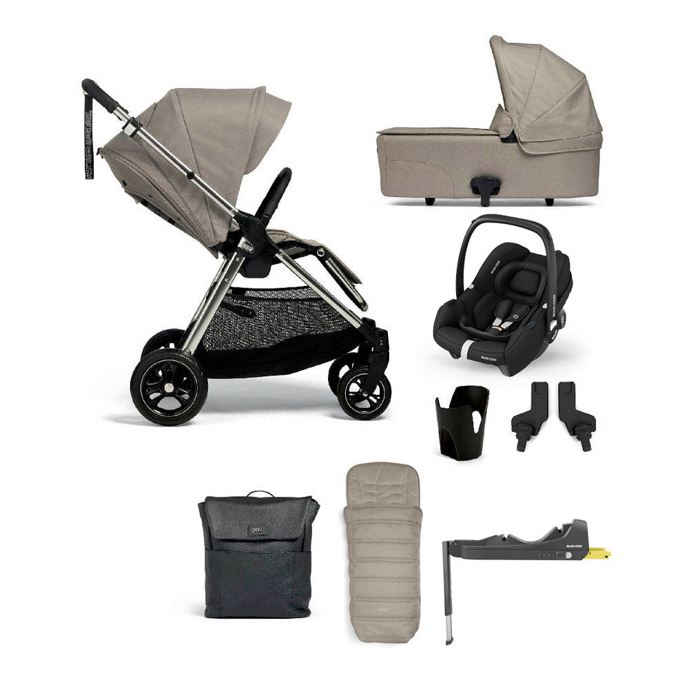 Mamas & Papas Flip XT3 8-Piece Cabriofix i-Size Bundle - Fawn