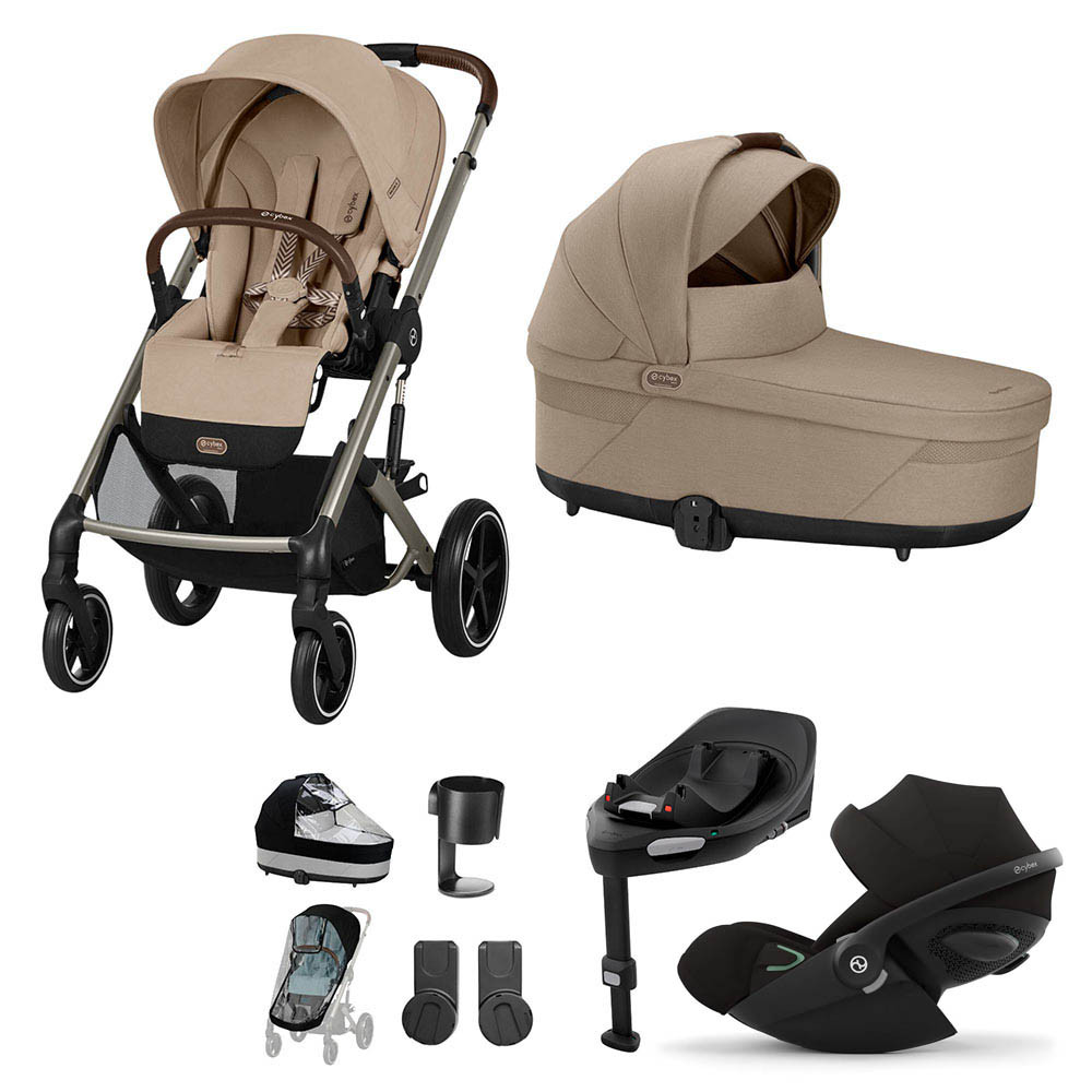 Cybex Balios S Lux Taupe V2 Luxury Cloud G Bundle Almond Beige