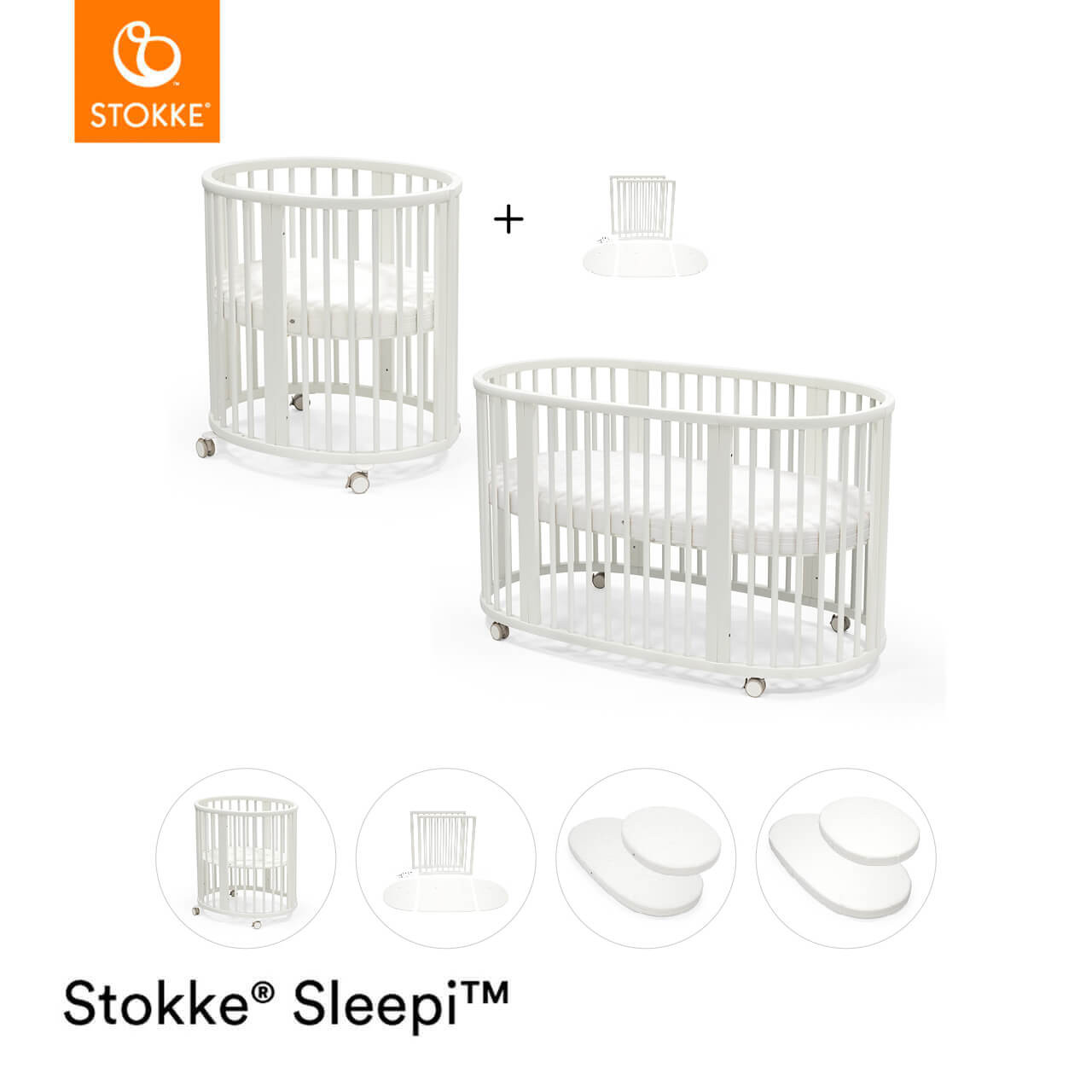 Stokke® Sleepi™ Complete Bundle V3 - White | Winstanleys Pramworld