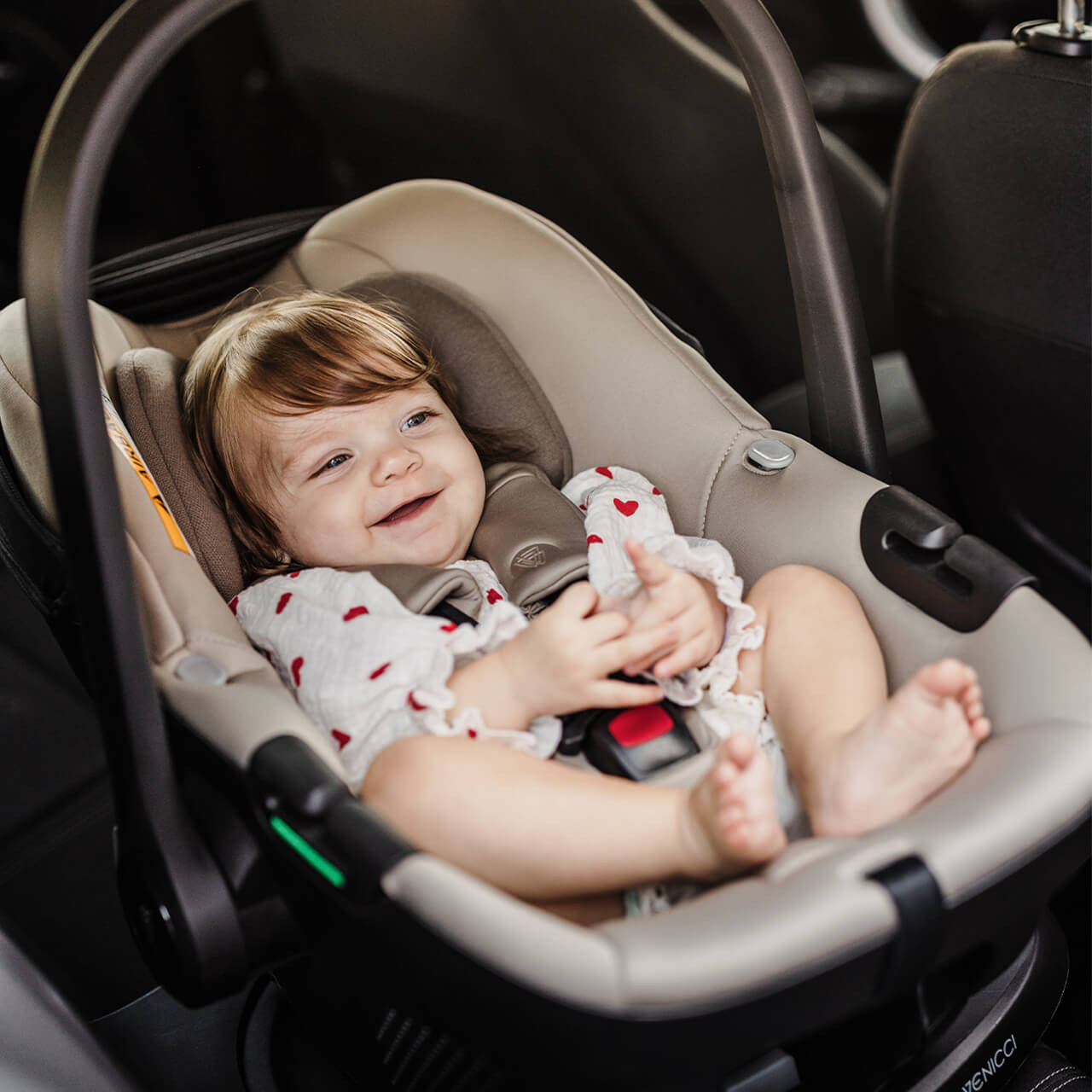 Venicci Tiago i-Size Car Seat Beige Winstanleys Pramworld