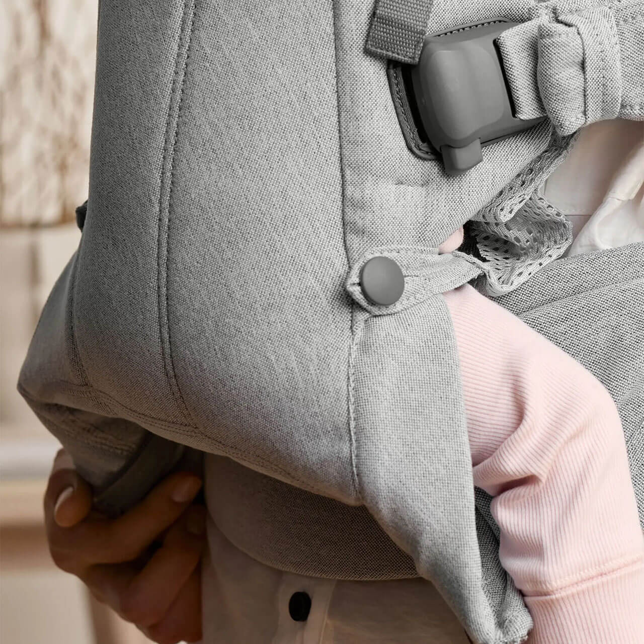 BabyBjorn Baby Carrier Harmony Woven Melange - Light Grey