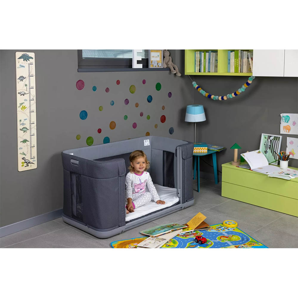 Chicco Next 2 Me Forever Bedside Crib - Ash Grey | Winstanleys
