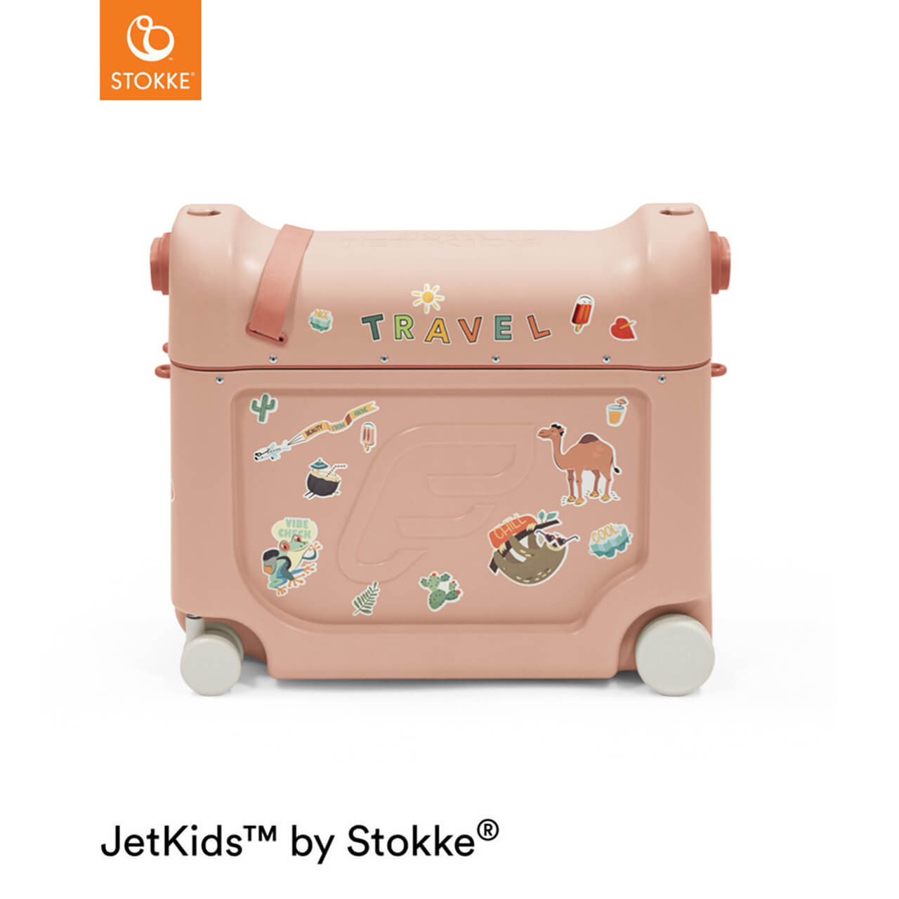Stokke® JetKids™ BedBox™ Coral Pink Winstanleys Pramworld